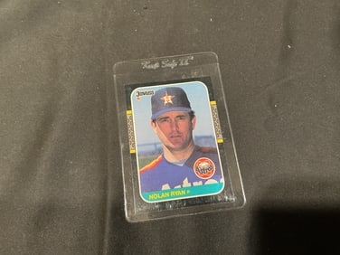 1987 Donruss Nolan Ryan Houston Astros Baseball Card