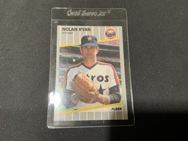 Vintage Nolan Ryan pitcher card