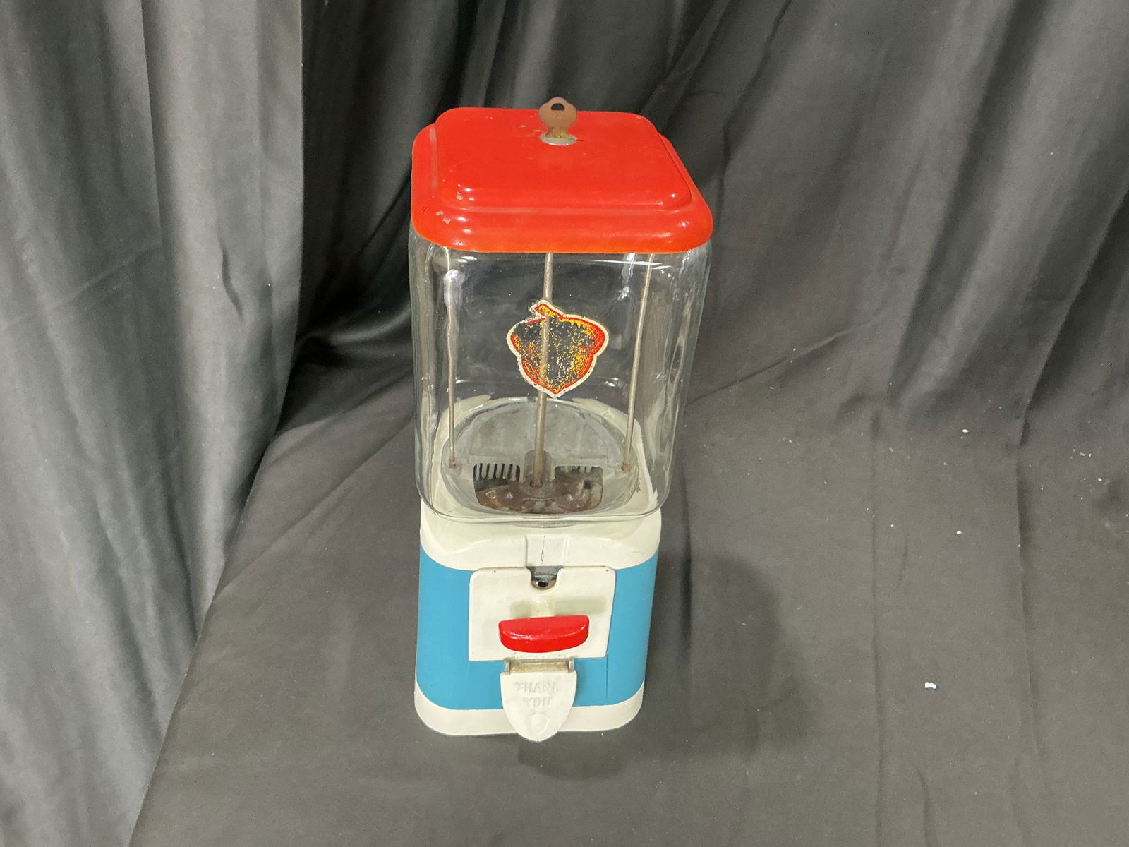 Vintage Acorn Candy Vending Machine (Red/White/Blue) (1 of 6)