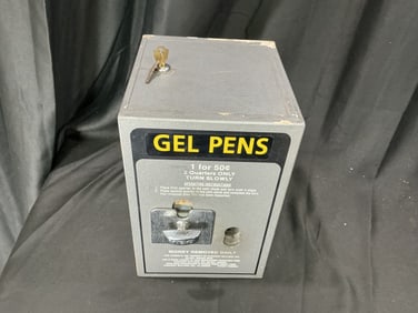 Vintage Gel Pen Vending Dispenser