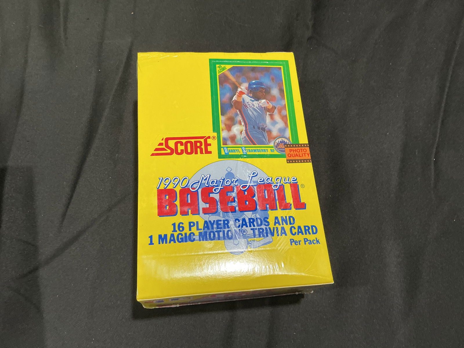 1990 Score Major League Baseball Factory-Sealed Wax Box, 36 Packs (1 of 5)