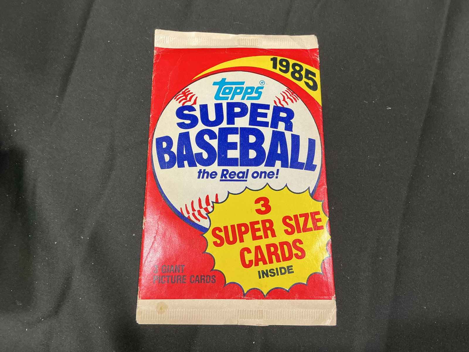 1985 Topps Super Baseball Sealed Pack (1 of 2)