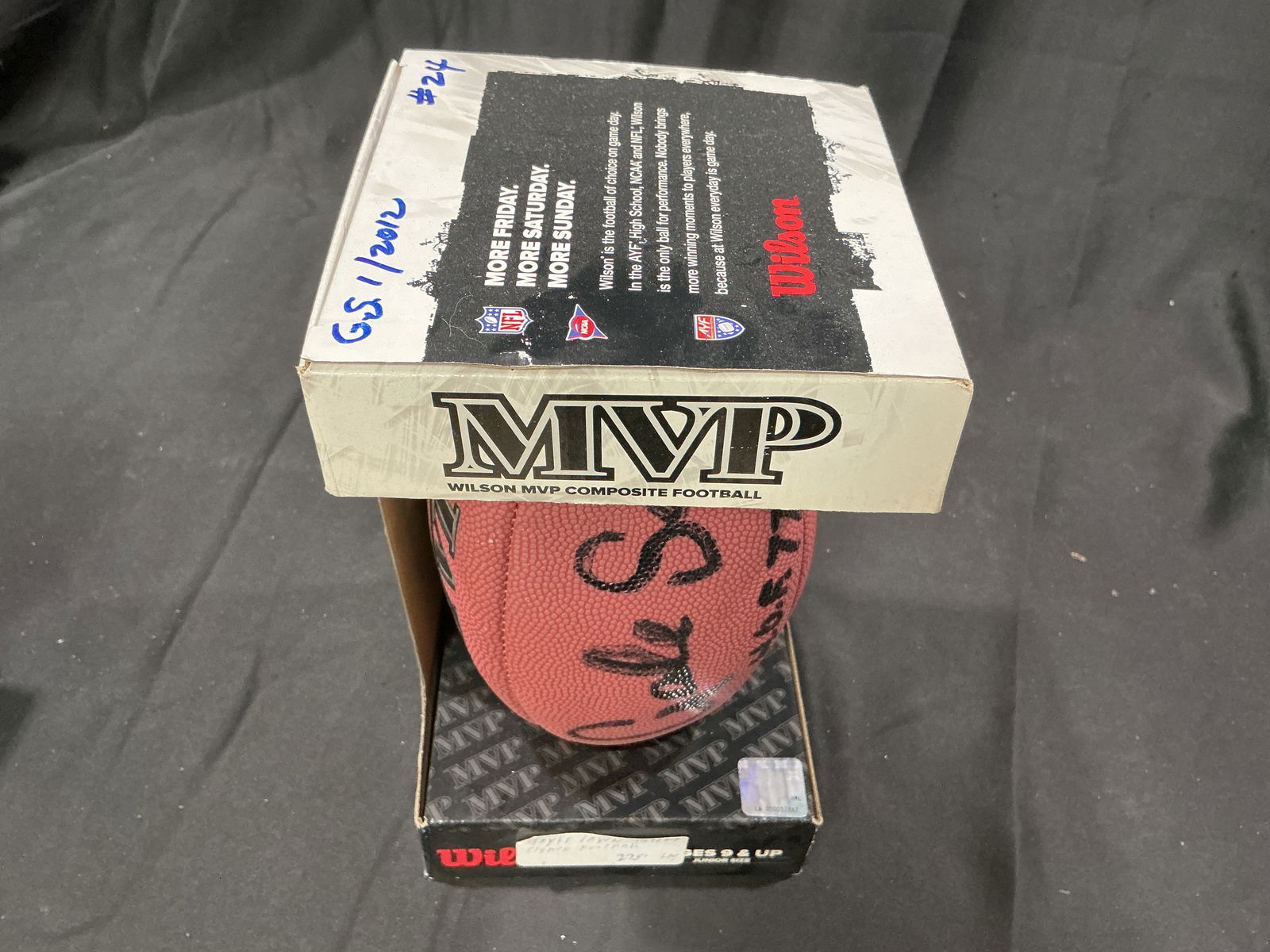 Autographed Wilson MVP Football Signed by Gale Sayers (1 of 4)
