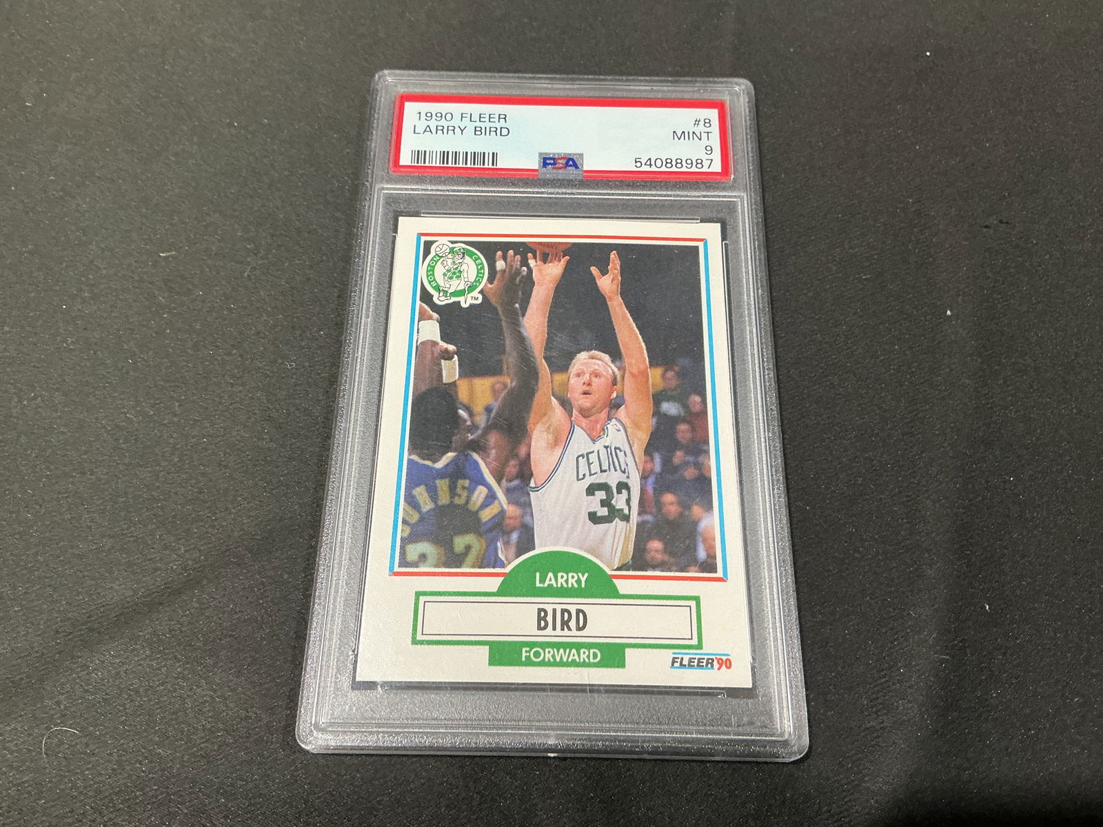 1990 Fleer Larry Bird PSA 9 (1 of 2)