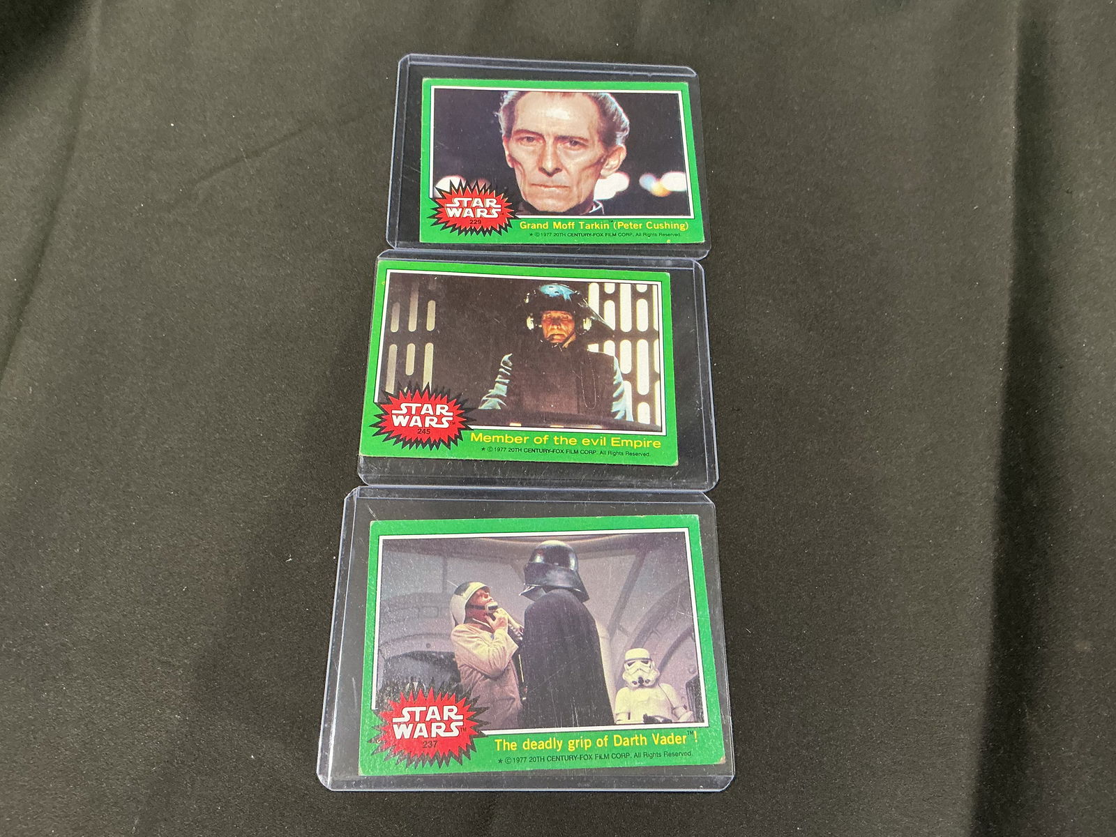 Star Wars Trading Card Lot Grand Moff Tarkin / Deadly Grip of Darth Vader/ Evil Empire (1 of 1)