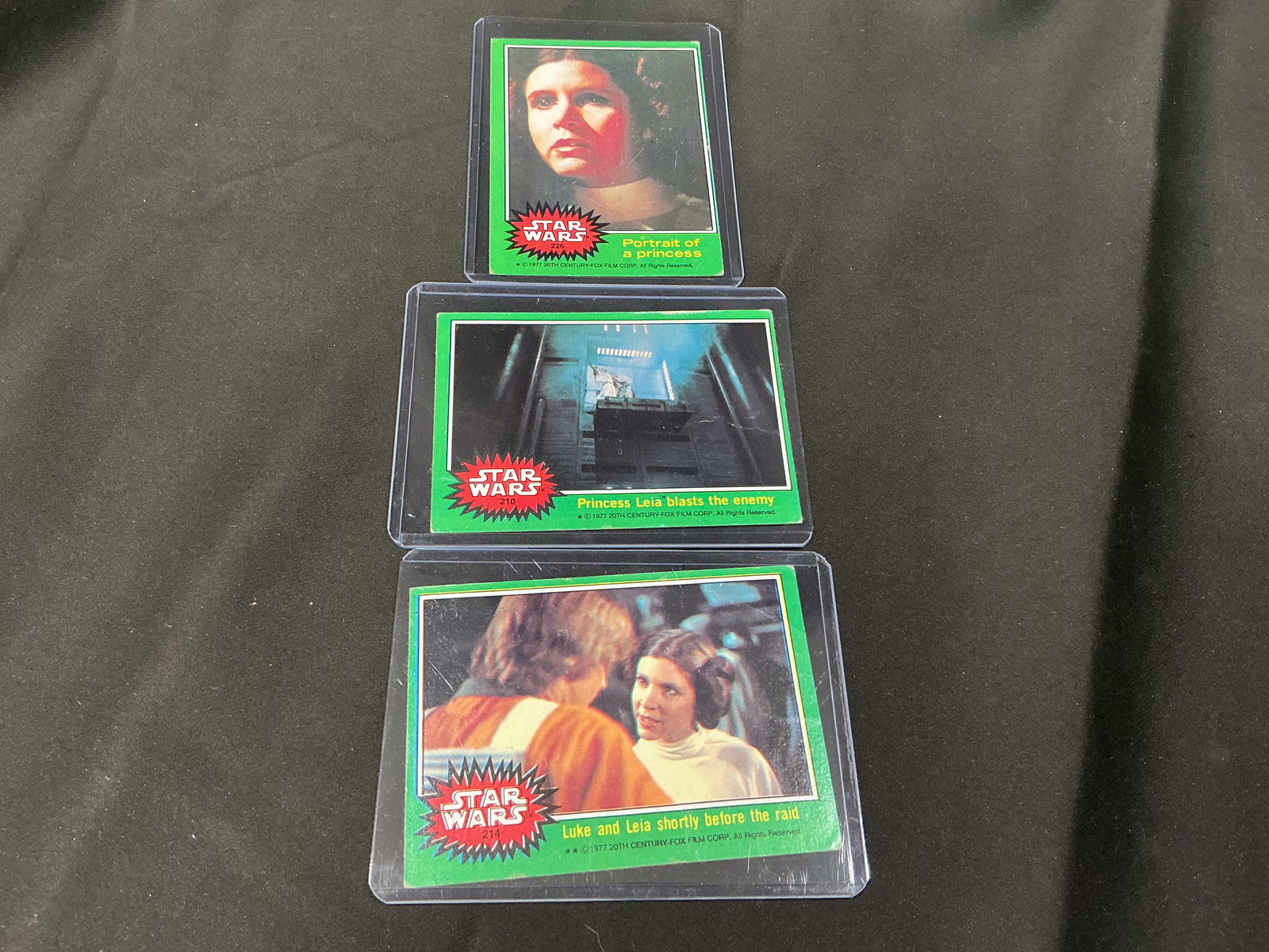 Star Wars Trading Card Lot Princess Leia & Luke Skywalker (3 Cards) (1 of 1)