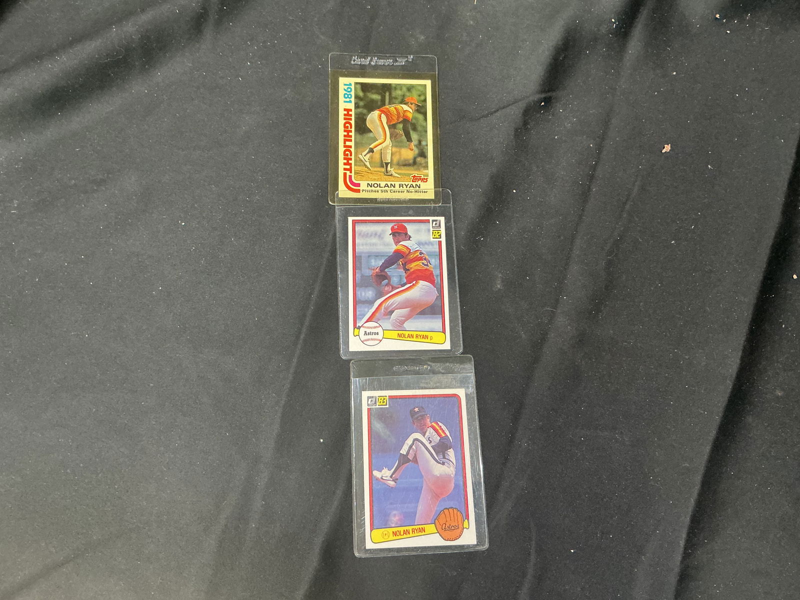 Nolan Ryan Card Lot (3 Cards) (1 of 2)