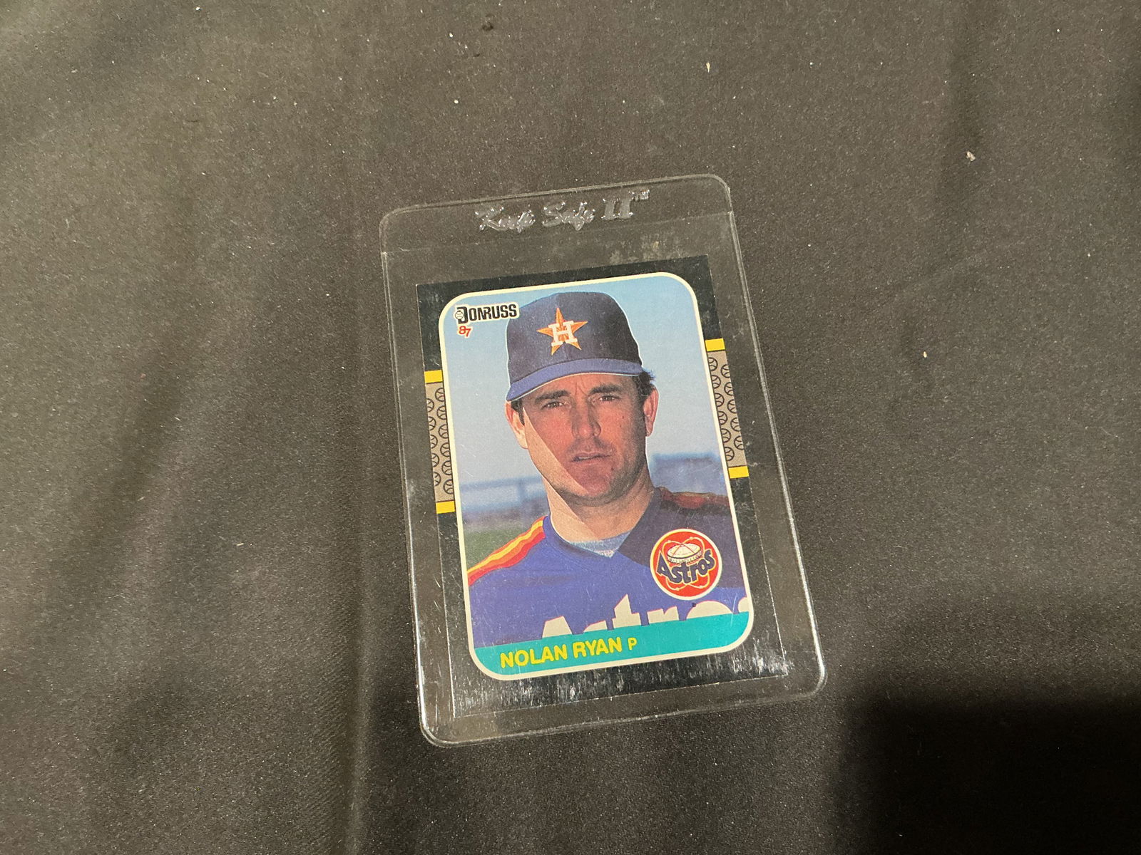 1987 Donruss Nolan Ryan Houston Astros Baseball Card (1 of 2)