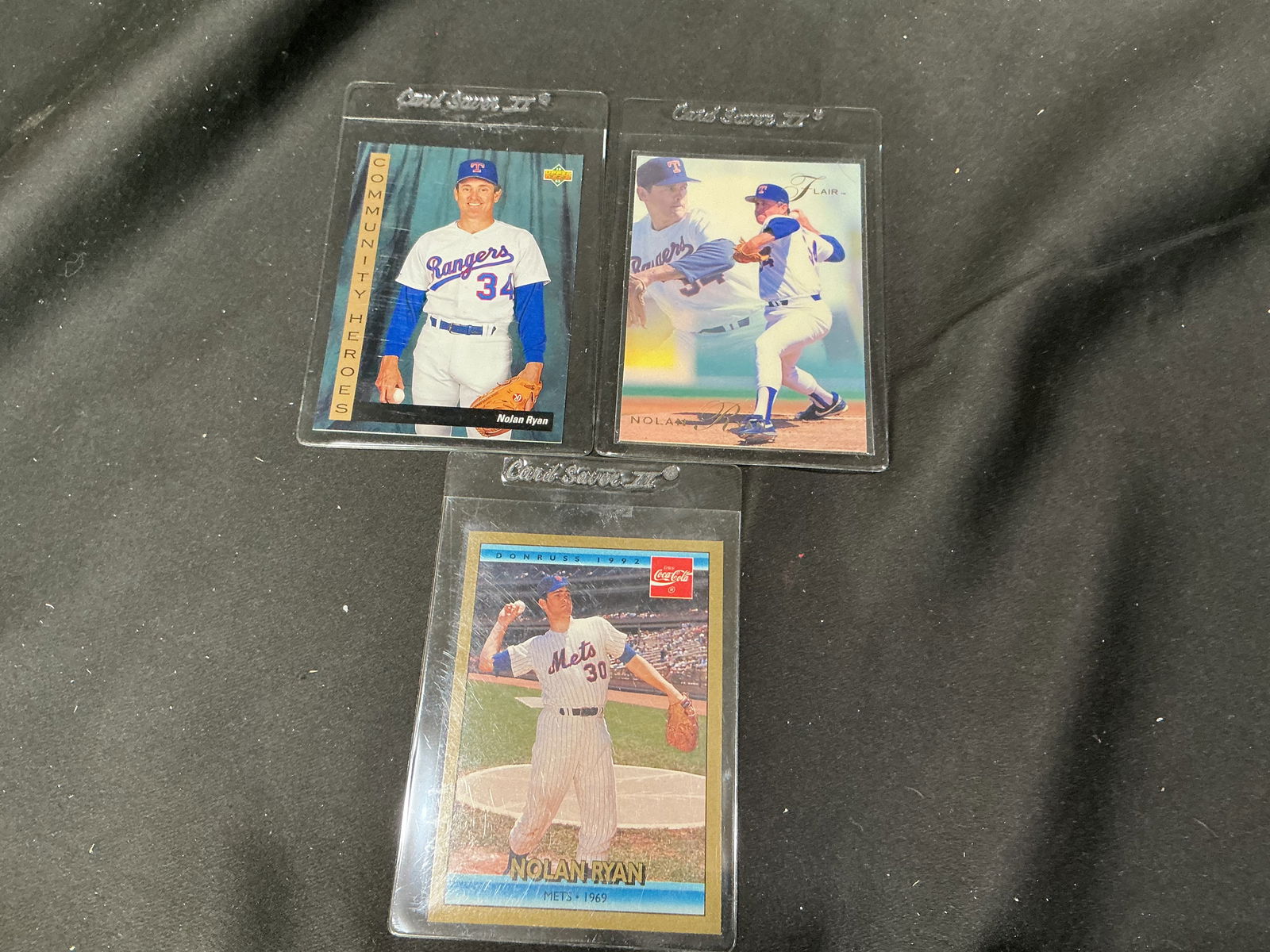 Nolan Ryan Card Lot (3 Cards) (1 of 2)