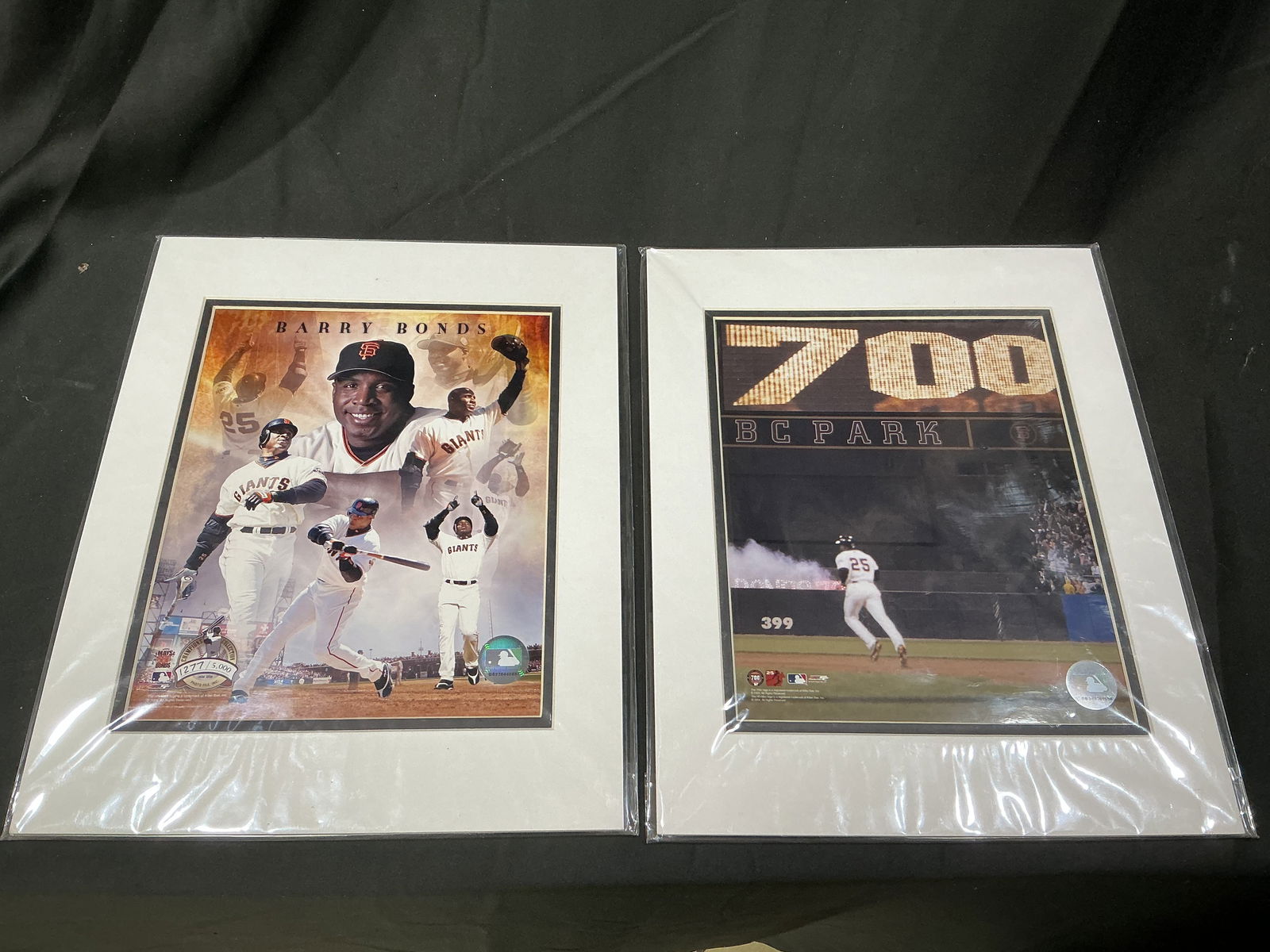 Barry Bonds Limited Edition 1277/5000 & 700th Home Run Commemorative Licensed Prints (1 of 5)