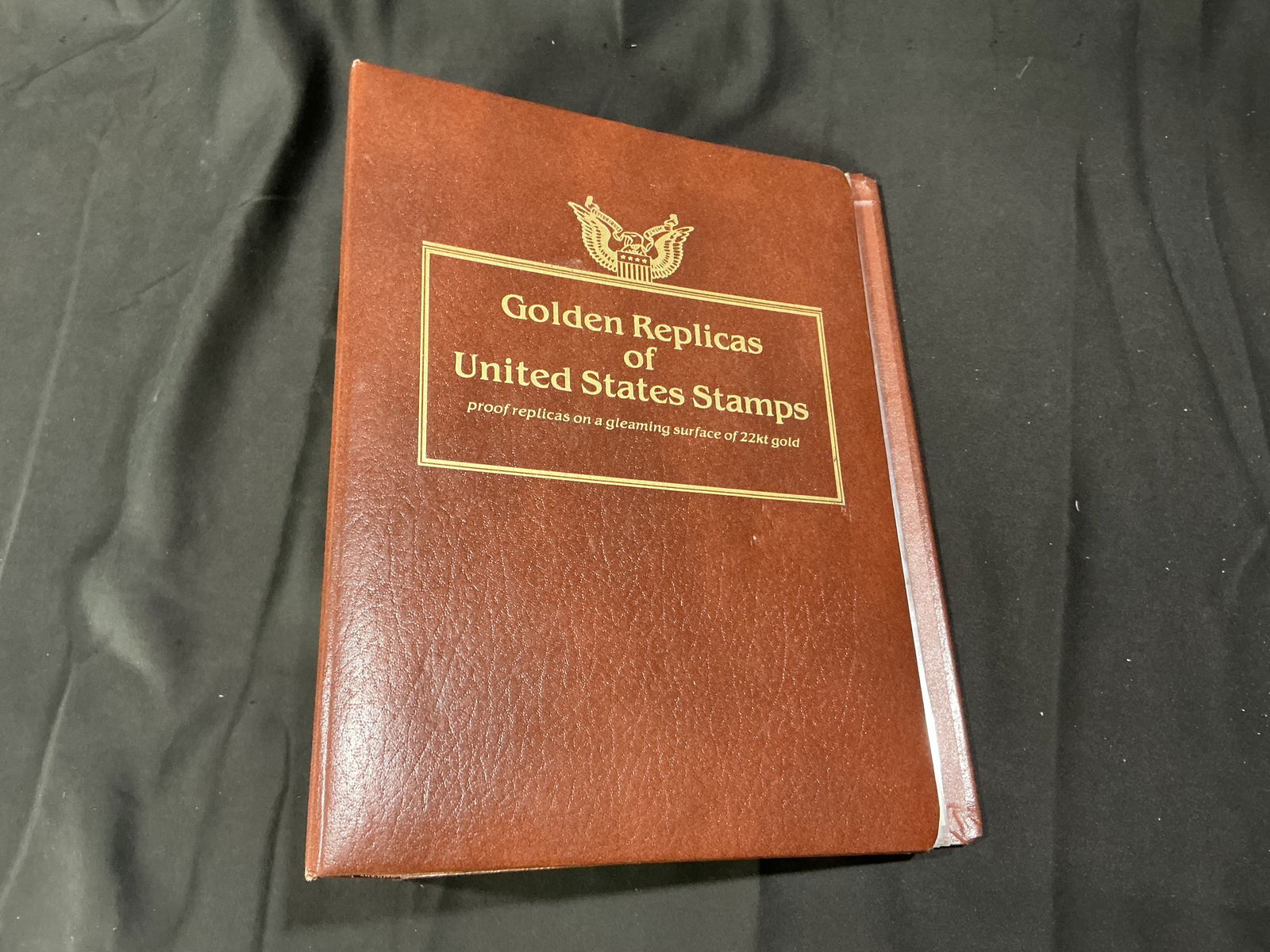Postal Commemorative Society 'Golden Replicas of United States Stamps' Album Binder (1 of 3)