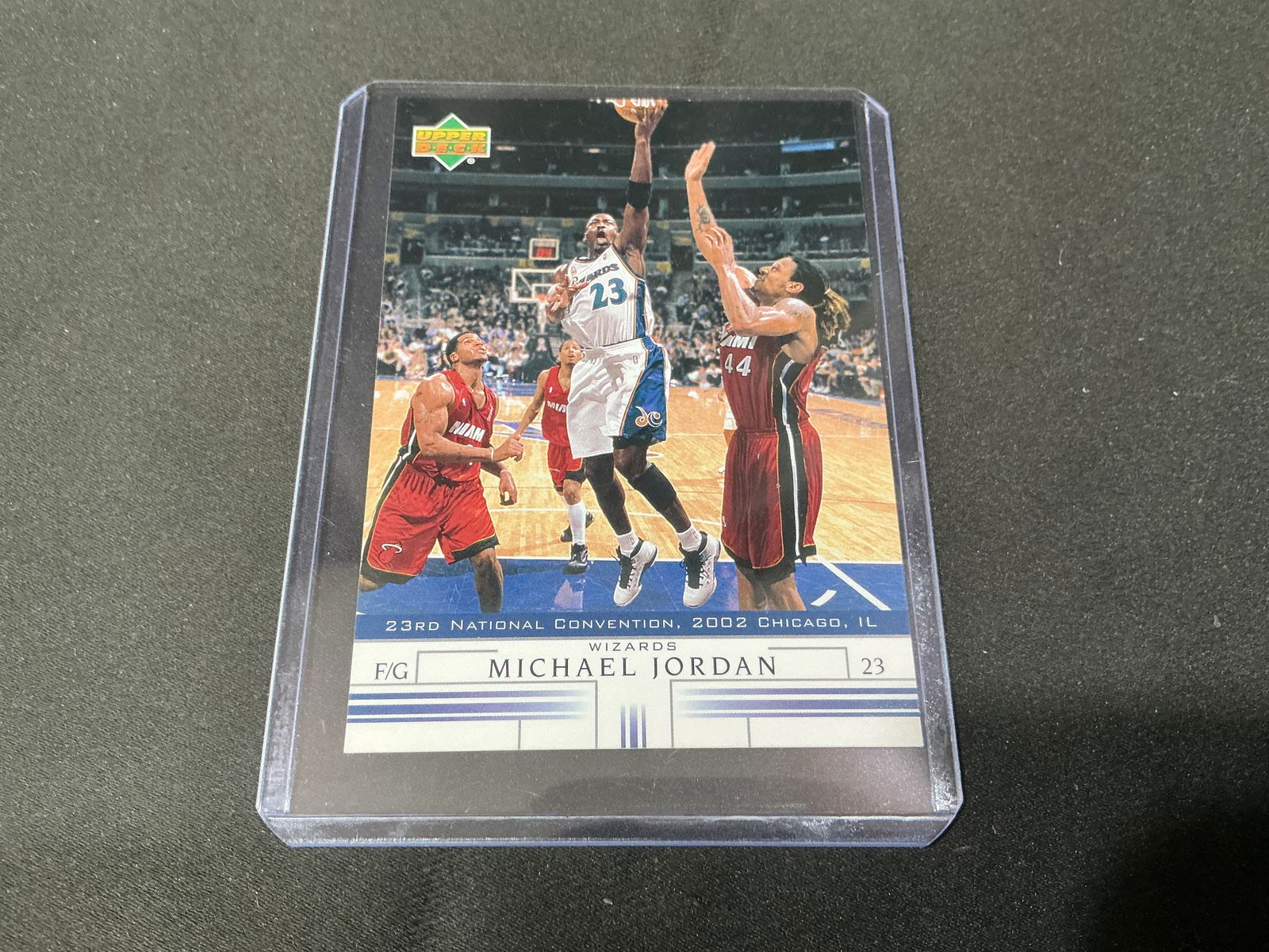 2002 Upper Deck Michael Jordan Wizards 23rd National Convention Promo Card (1 of 2)