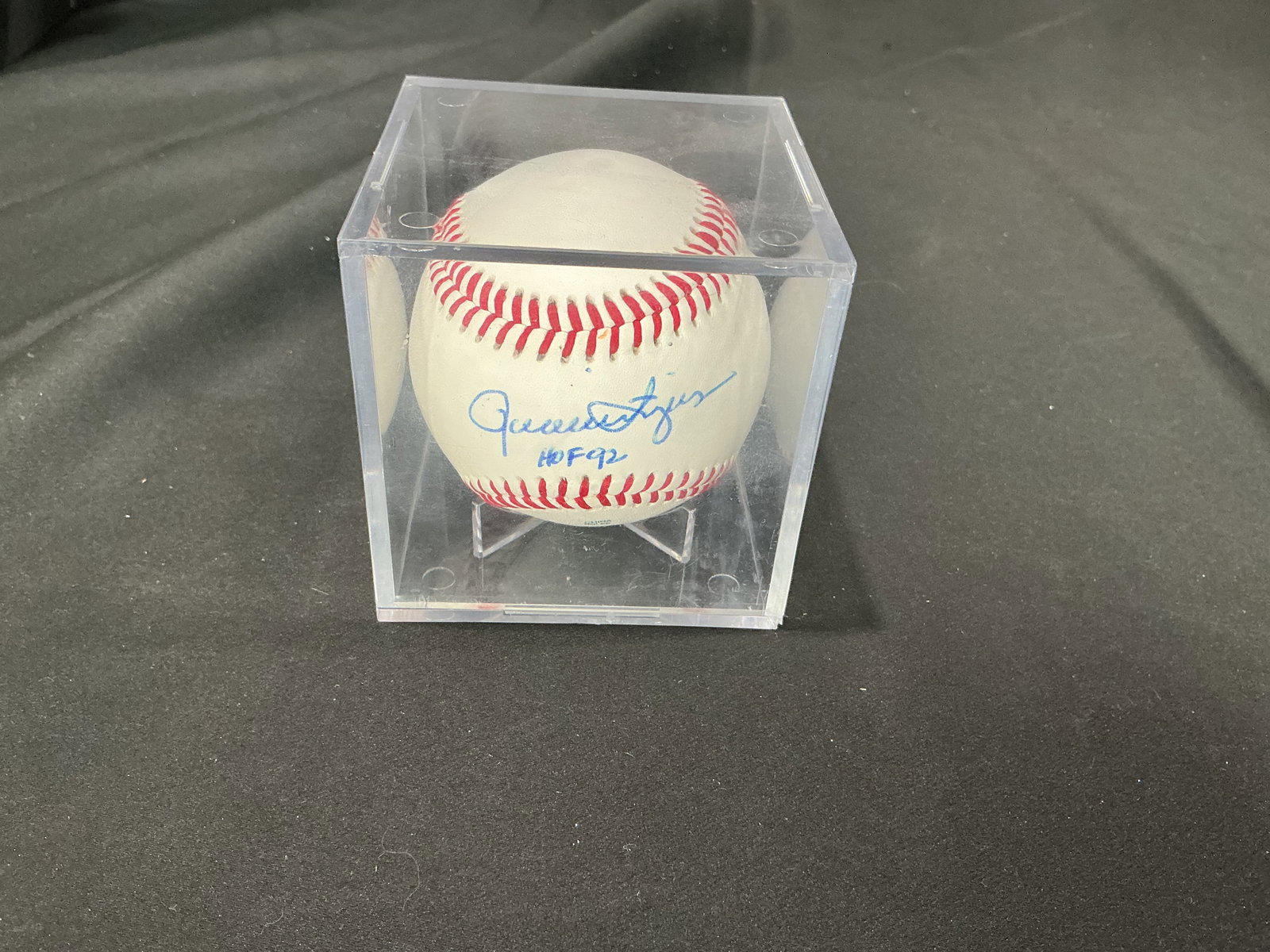 Rollie Fingers Autographed Baseball Inscribed HOF 92 (1 of 1)