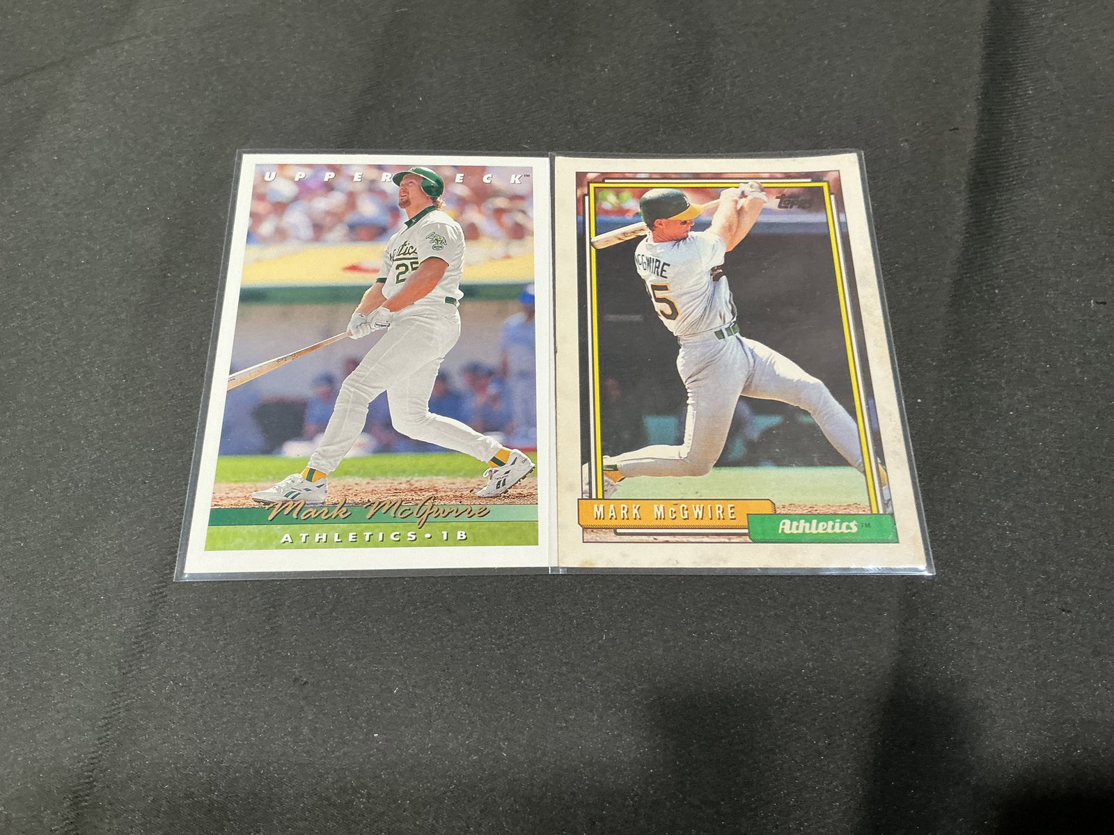 Mark McGwire Baseball Card Lot Upper Deck Topps Athletics (1 of 2)
