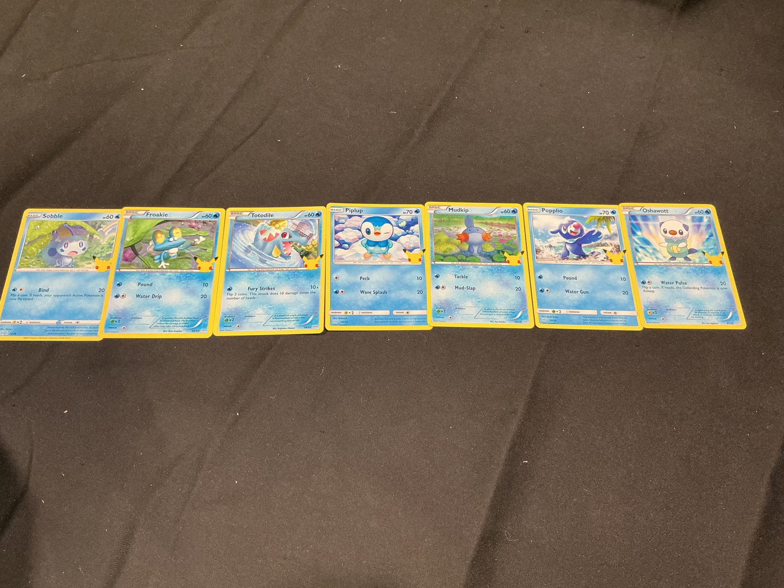 Collector Pokemon Cards McDonalds 25th Promo Water Starter Lot Sobble Froakie Totodile Piplup Mudkip: Seen before and watched closely—this round may be the one that closes. Previous opportunities have passed—strong interest expected as availability tightens. Another opportunity at this exact same 