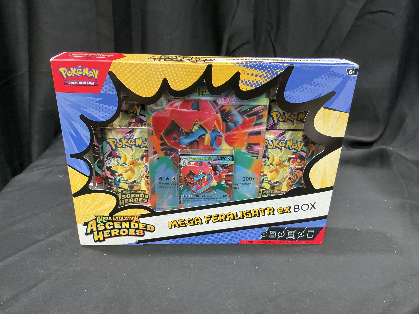 Pokemon Mega Feraligatr ex Ascended Heroes Box Sealed (1 of 2)