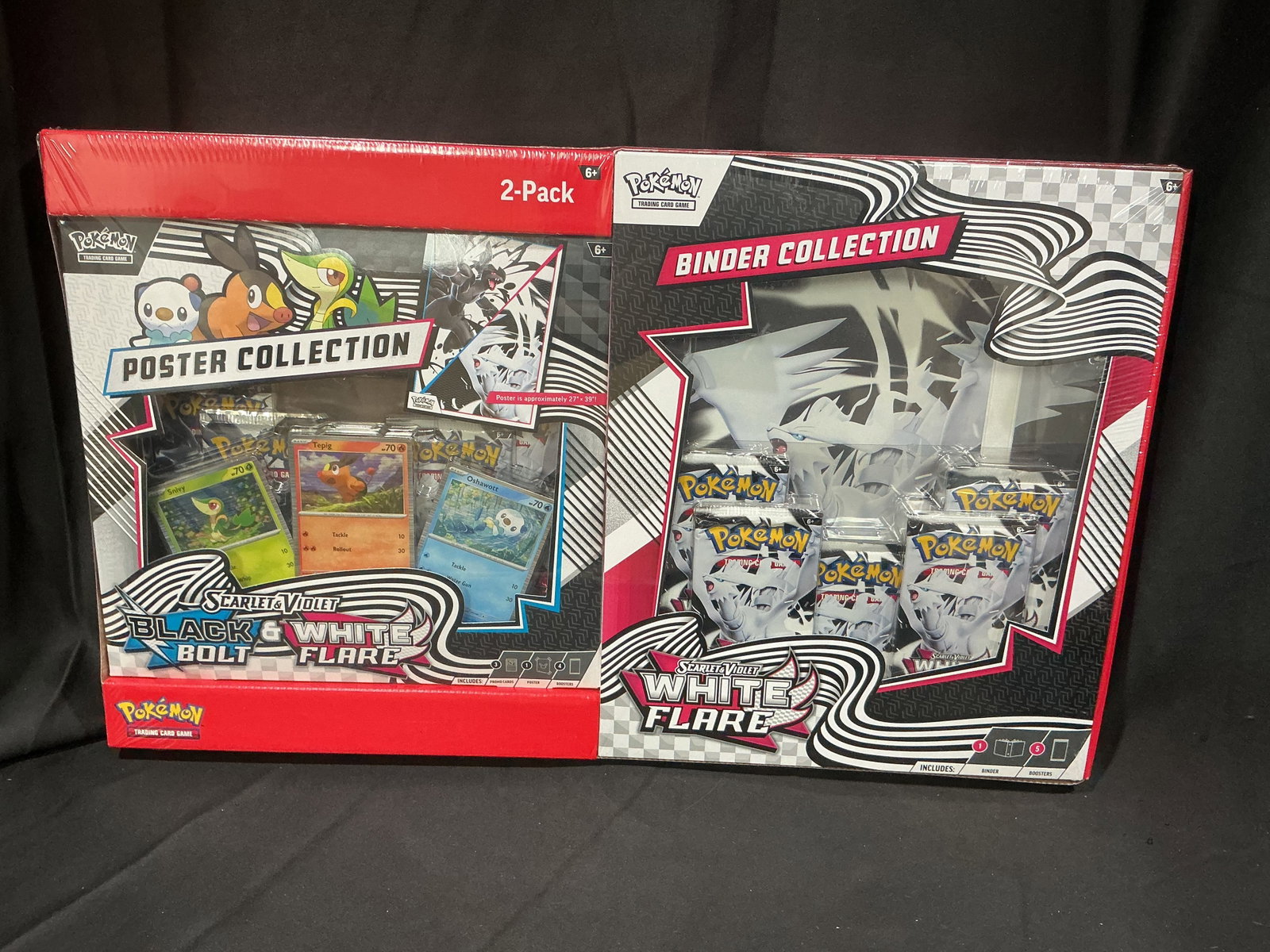 Pokemon Scarlet & Violet Black Bolt Binder and Poster Collection Set (1 of 2)