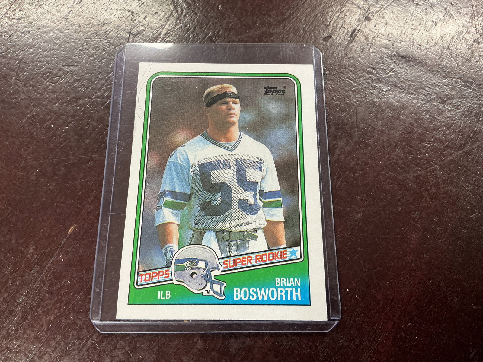 1988 Topps Brian Bosworth Rookie Card Seahawks Returning Offering (1 of 2)