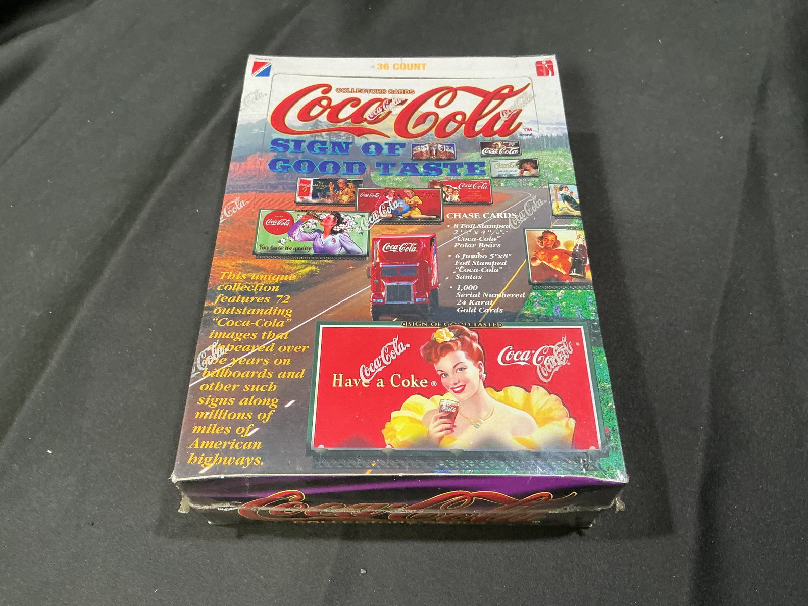 Coca-Cola Sign of Good Taste Collector Card Box Sealed (1 of 1)