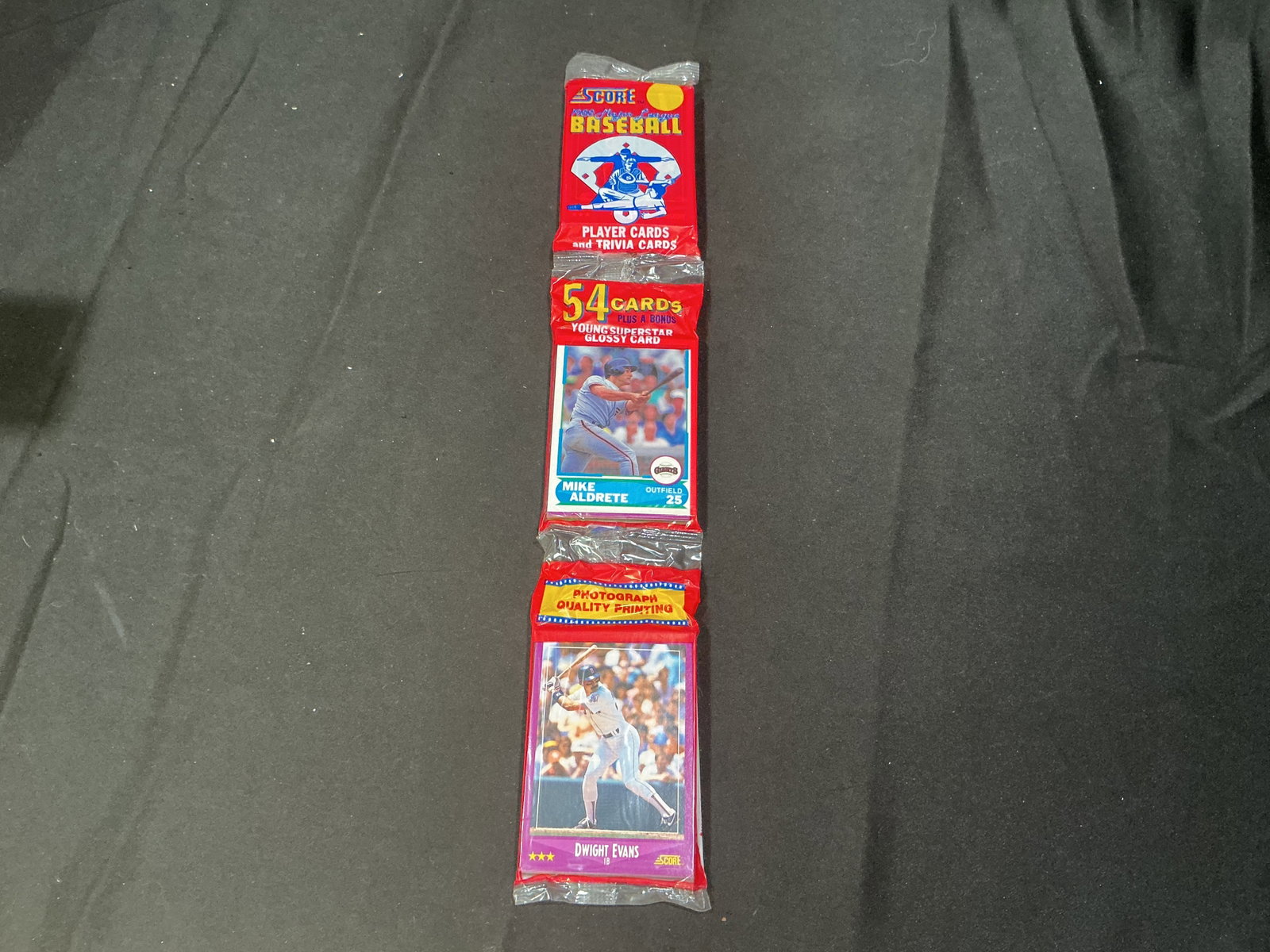 1990 Score Baseball Wax Pack Dwight Evans Bonus Card (1 of 1)