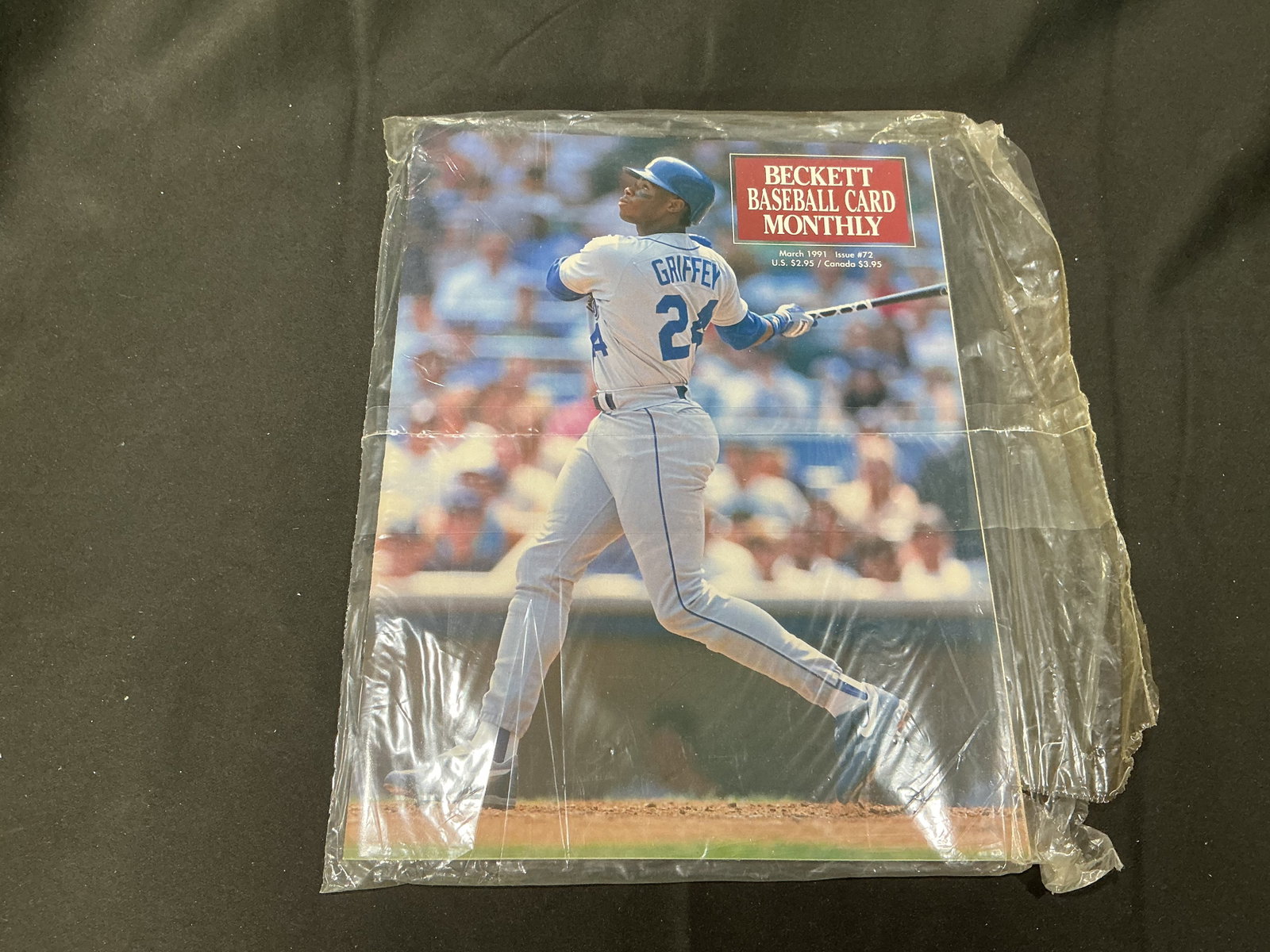 1991 Beckett Baseball Card Monthly Ken Griffey Jr Issue Sealed (1 of 2)