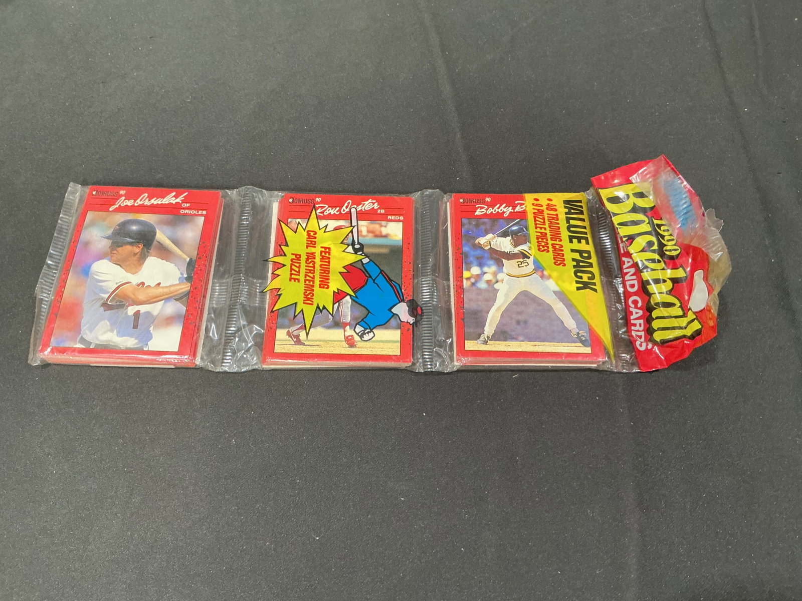 1990 Donruss Baseball Sealed Value Pack Bobby Bonilla Joe Orsulak Ron Oester (1 of 1)