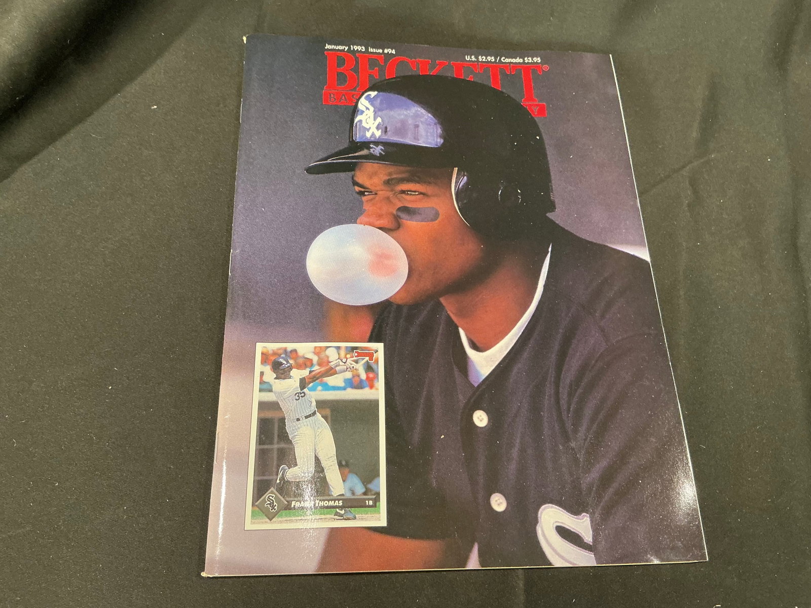 January 1993 Beckett Baseball Card Monthly Frank Thomas (1 of 2)
