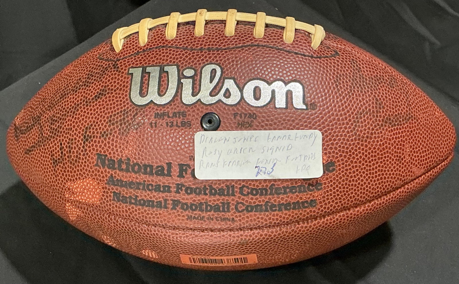 Fearsome Foursome Rams Signed Wilson NFL Football (1 of 4)