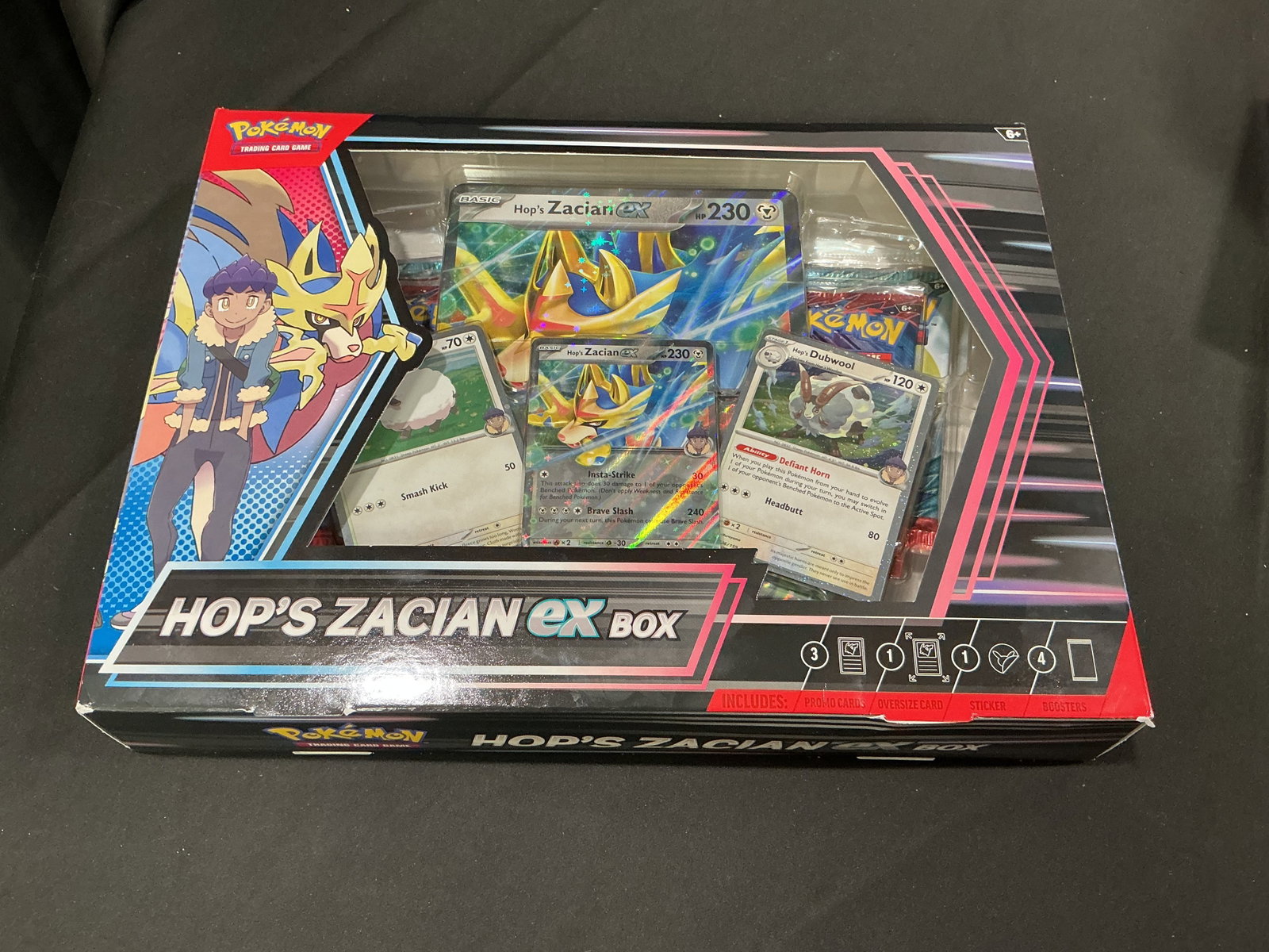Pokemon Hop's Zacian ex Collection Box Sealed (1 of 2)