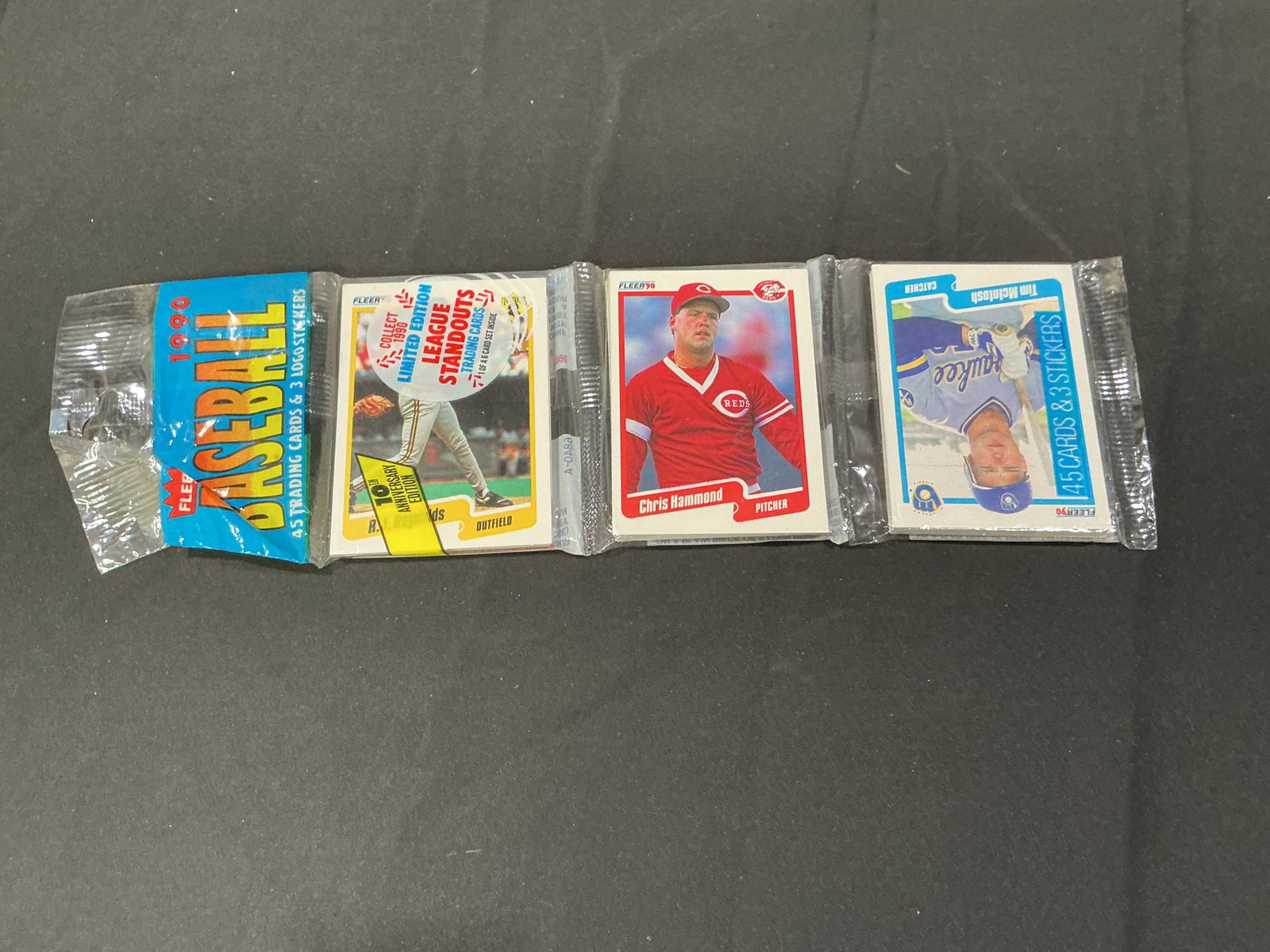 1990 Fleer Baseball Wax Pack Sealed Rack Pack (1 of 1)
