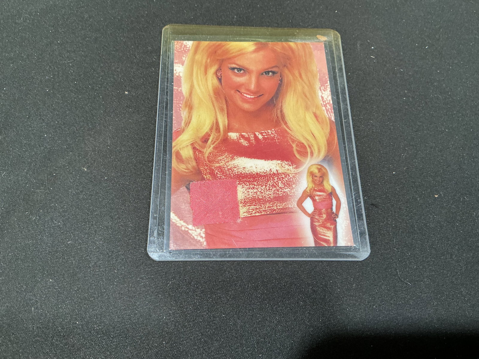 Britney Spears Operation Swatch Authentic Fabric Relic Card (1 of 2)