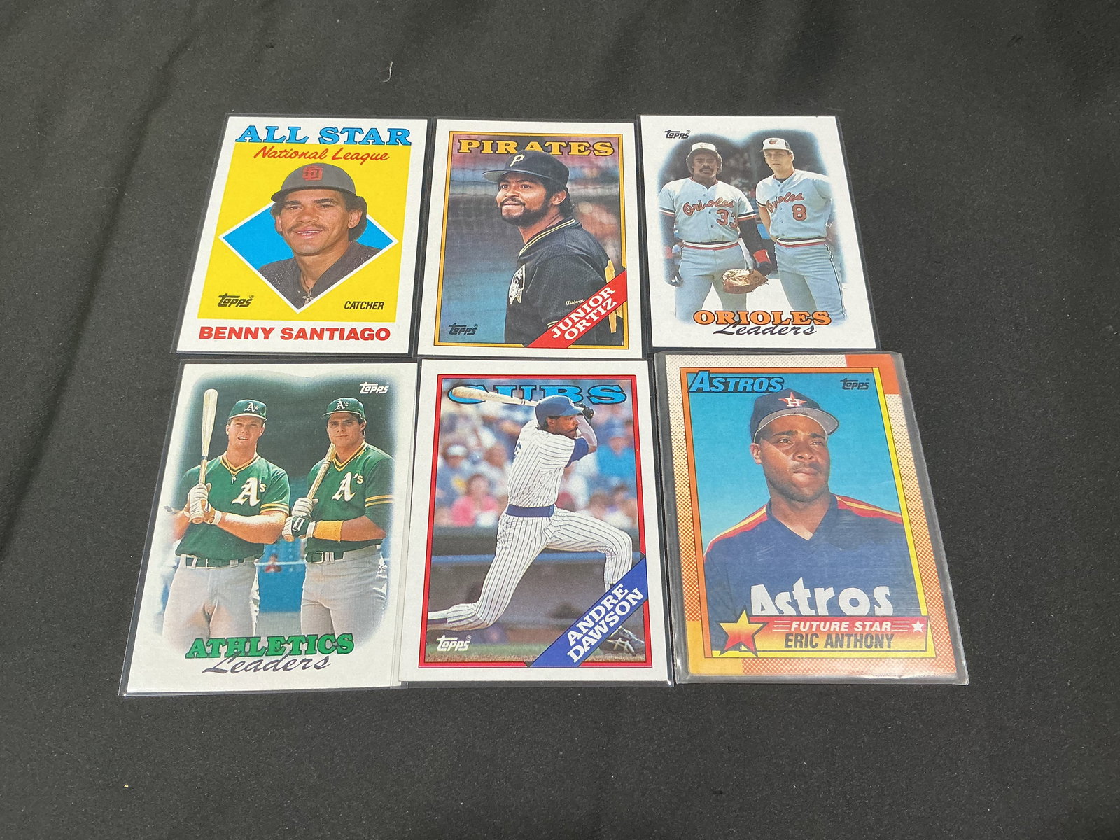 1987-1991 Baseball Card Lot Featuring Andre Dawson & Eric Anthony (1 of 2)