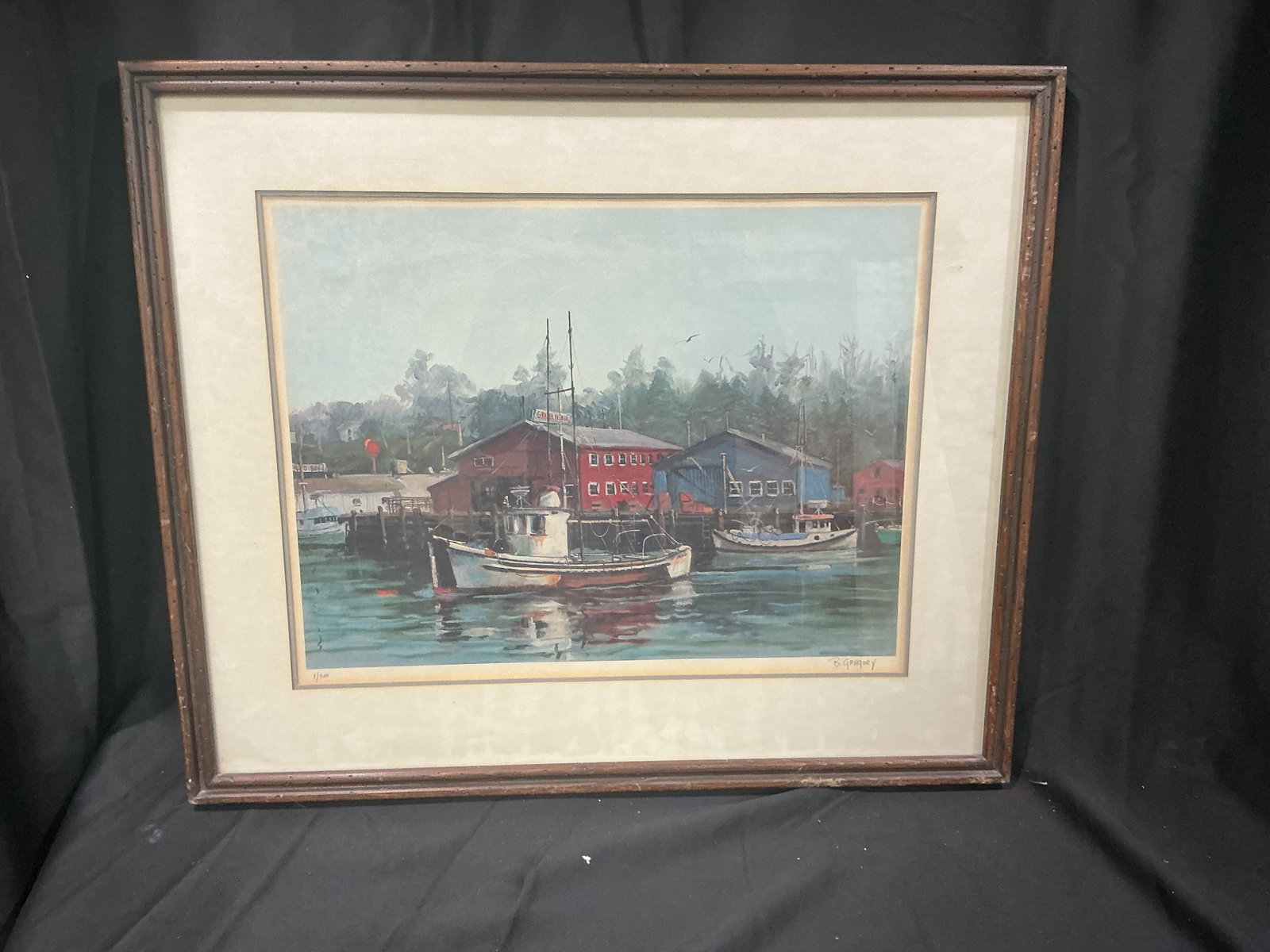 B. Gregory Harbor Scene Ltd Ed Print (1 of 4)