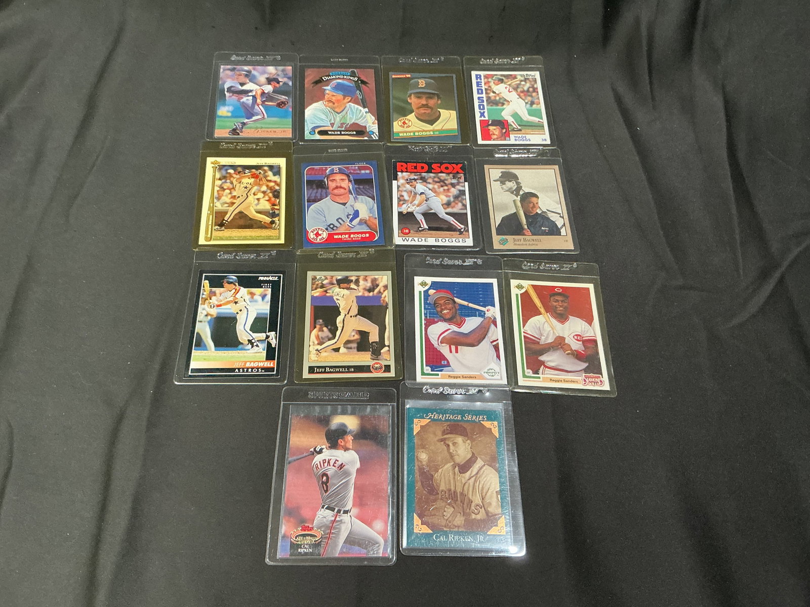 Wade Boggs, Bagwell & Ripken Card Lot (1 of 2)