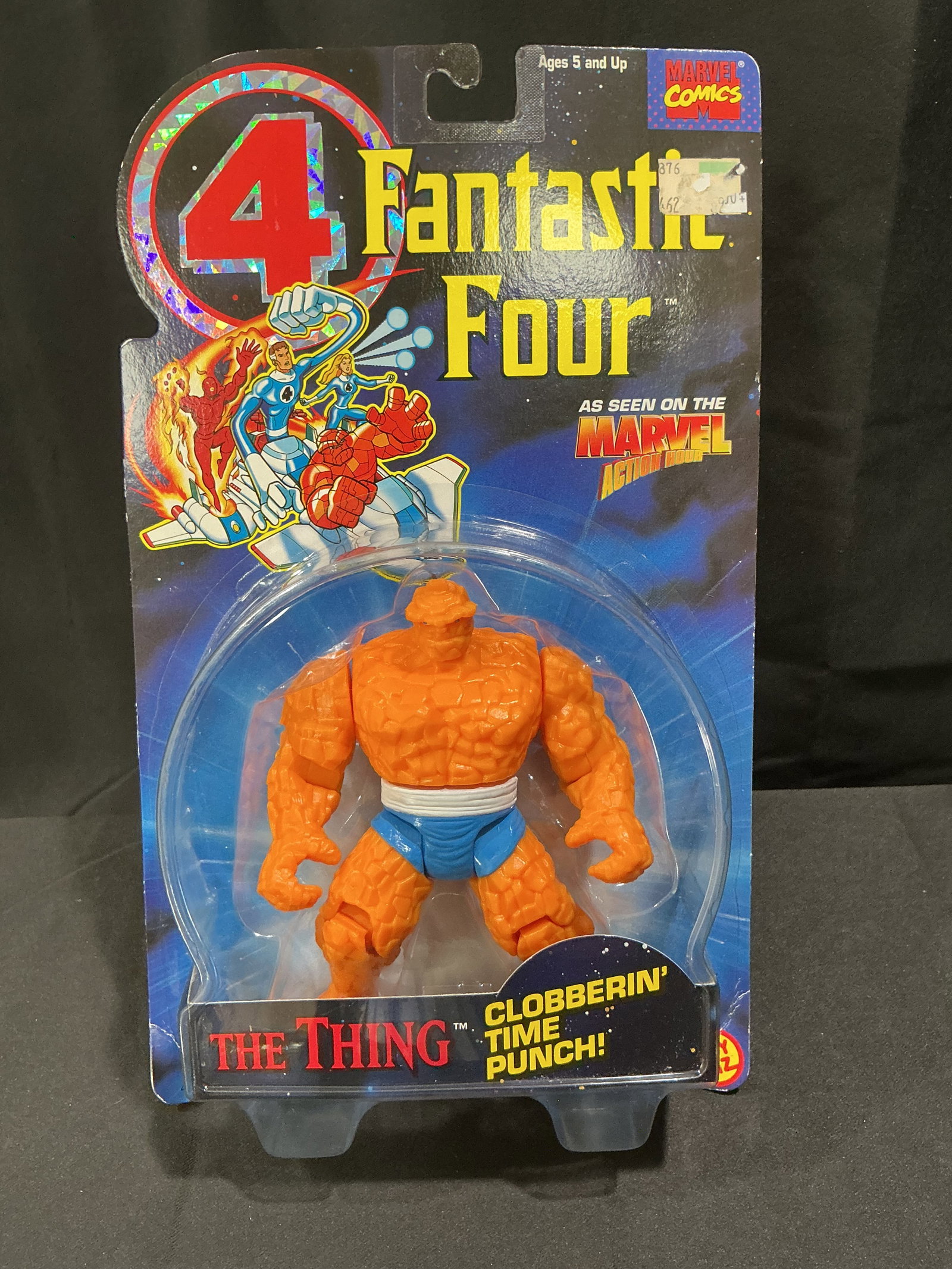 1994 Fantastic Four The Thing MOC Figure: Factory carded Fantastic Four The Thing action figure by Toy Biz. Sealed 1994 Marvel release with original packaging and strong comic character appeal. Estimated shipping $8-$20.