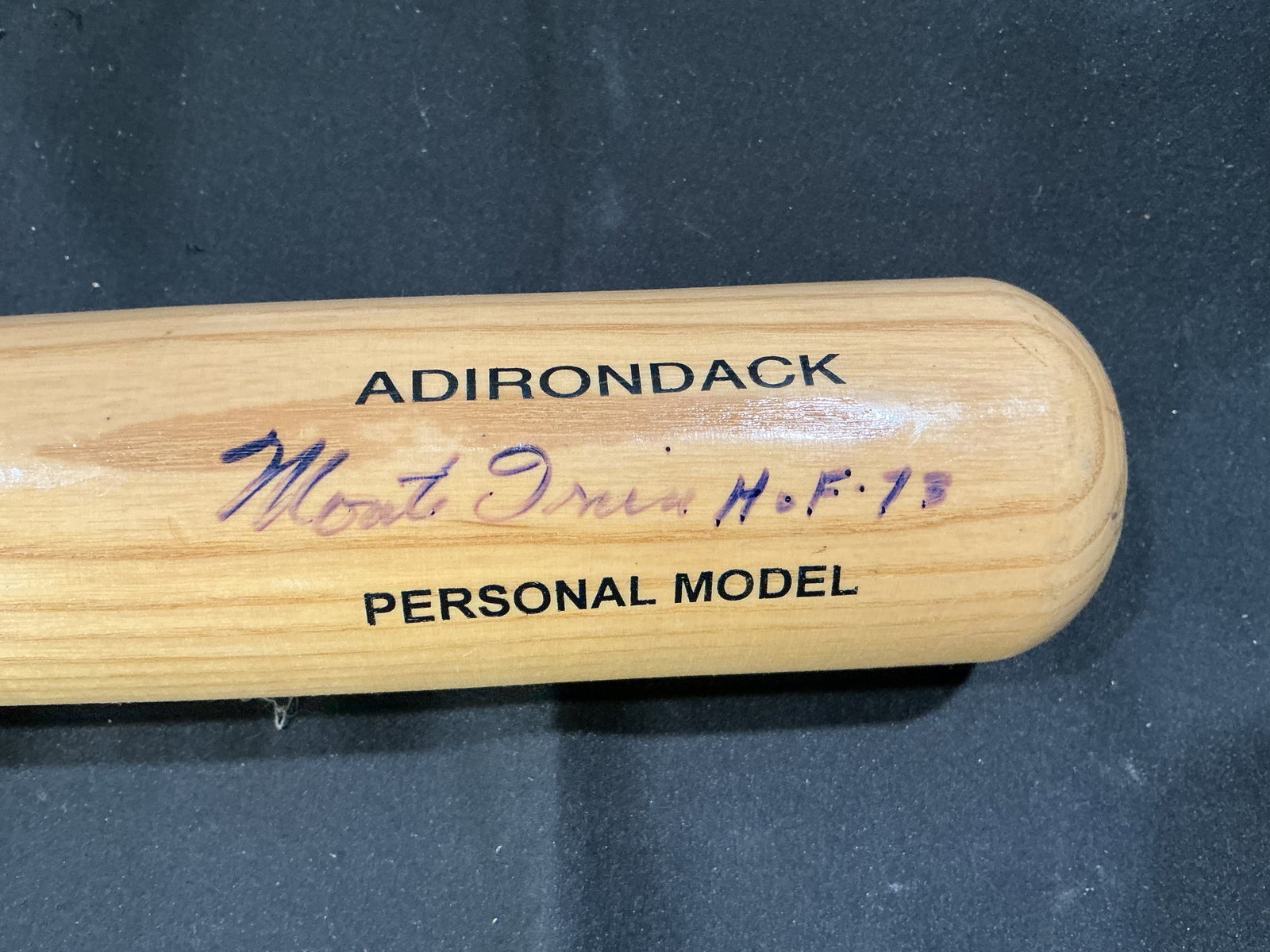 Monte Irvin Signed Adirondack Bat - 2