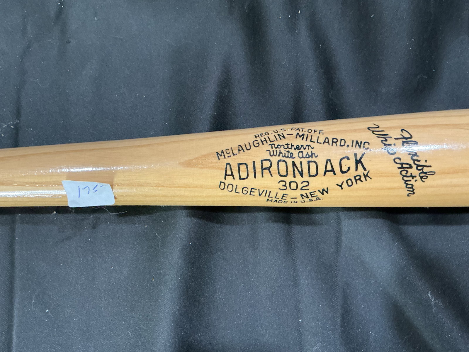 Monte Irvin Signed Adirondack Bat - 3