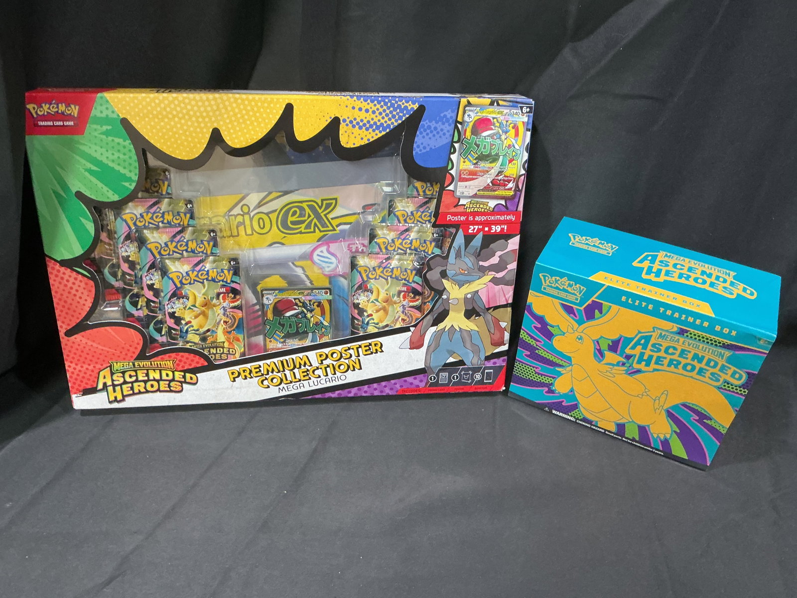 Mega Lucario & Heroes ETB Pair (1 of 1)