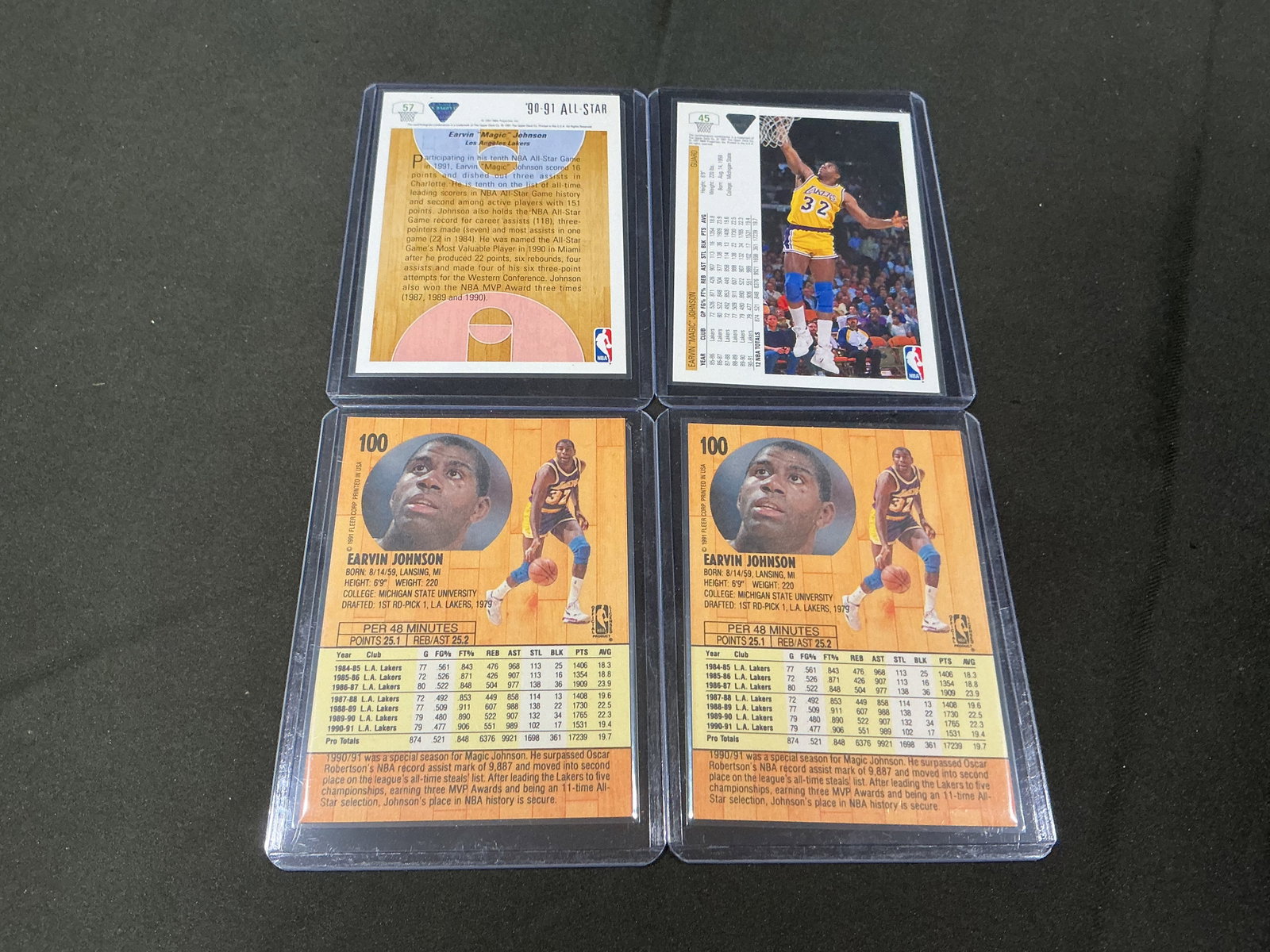 Magic Johnson Card Lot - 2