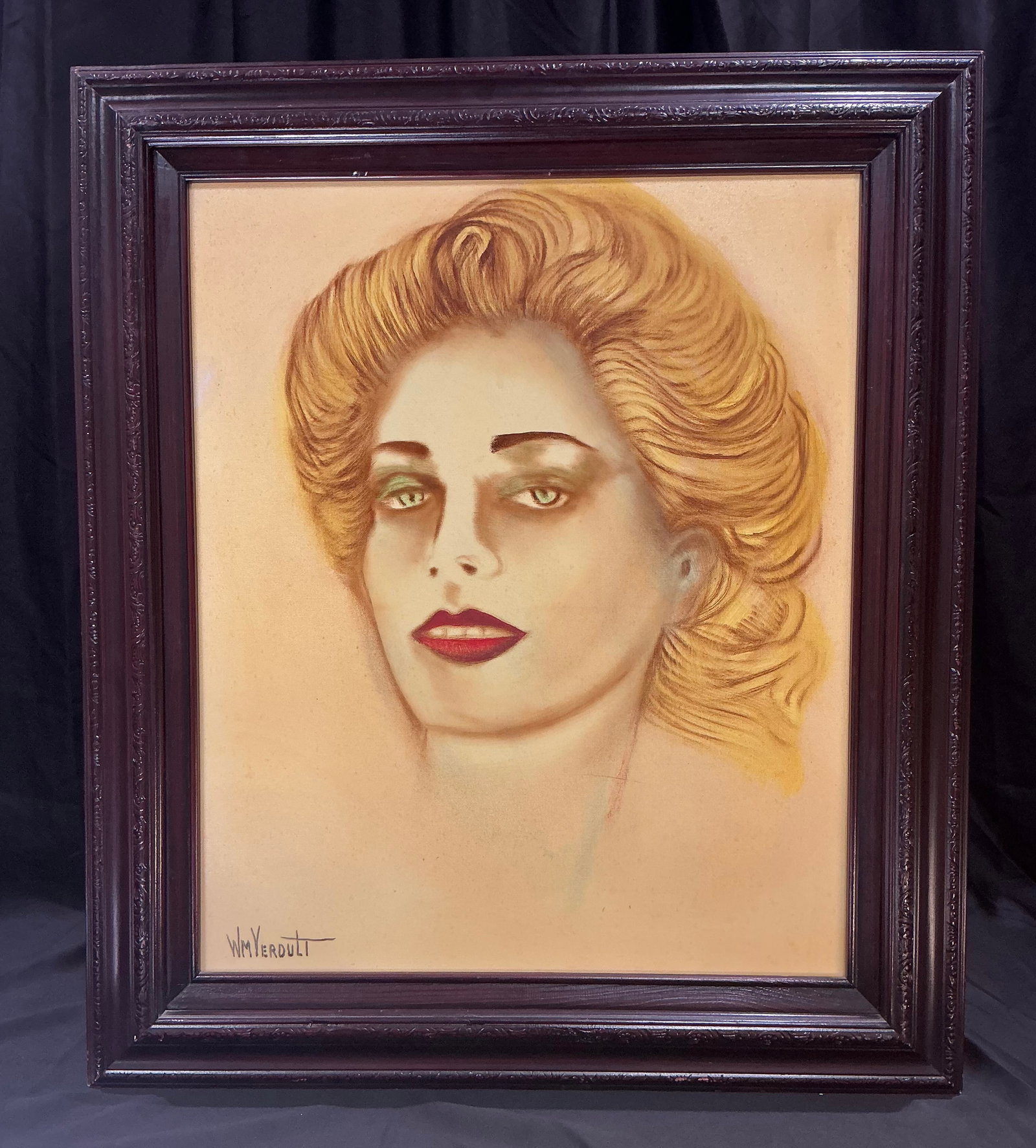 William Verdult Blue Scarlet Portrait (1 of 3)