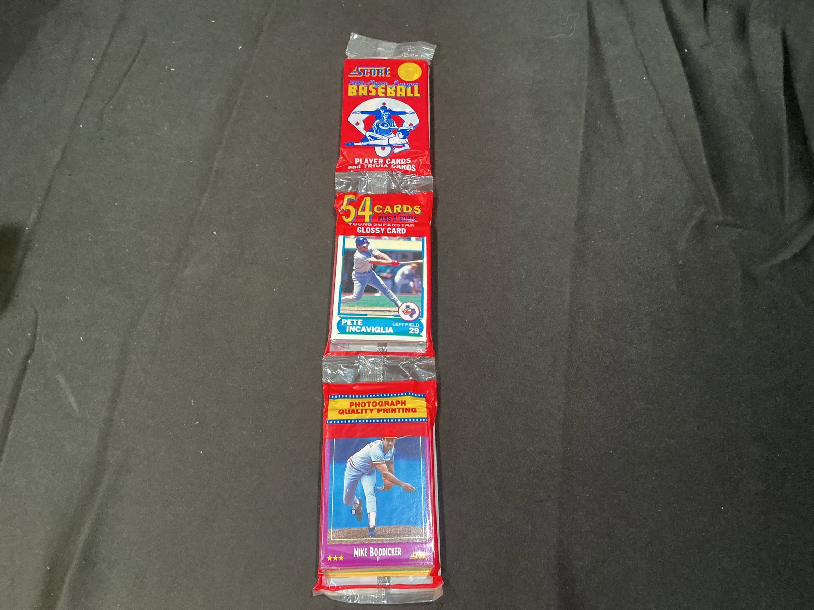 1990 Score Incaviglia & Boddicker Rack Pack (1 of 1)