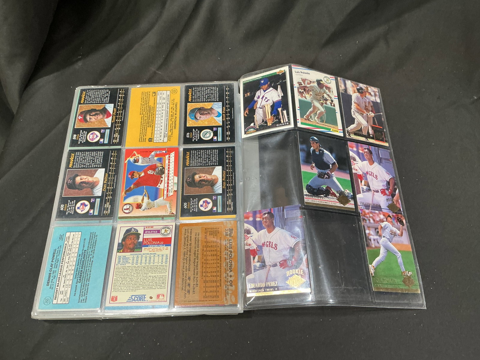 Baseball Binder w/ Eduardo Perez - 10