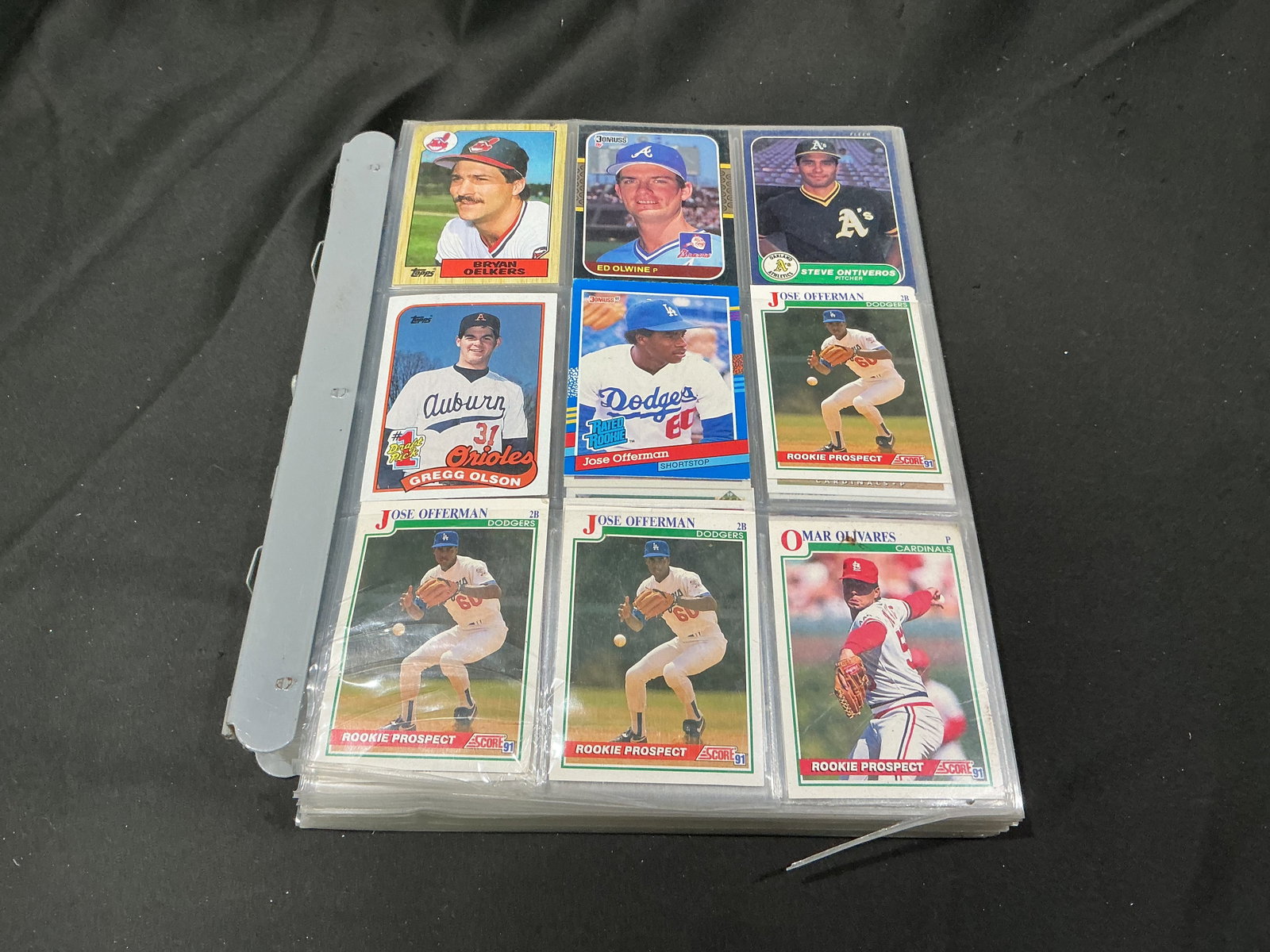 Baseball Binder w/ Eduardo Perez (1 of 10)