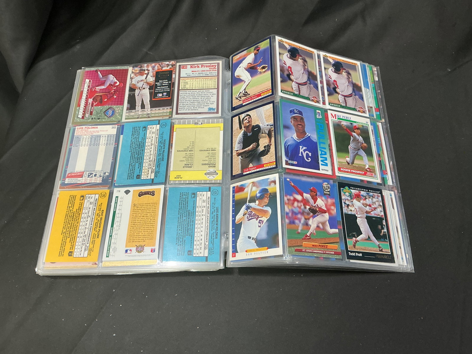 Baseball Binder w/ Eduardo Perez - 8