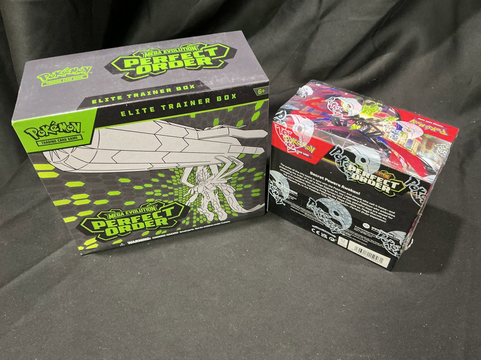 Perfect Order ETB & Booster Box: Back again after attracting previous bidder interest, this Pokemon Mega Evolution Perfect Order Booster Box contains 30 factory sealed booster packs from the sought-after Perfect Order expansion. Whet