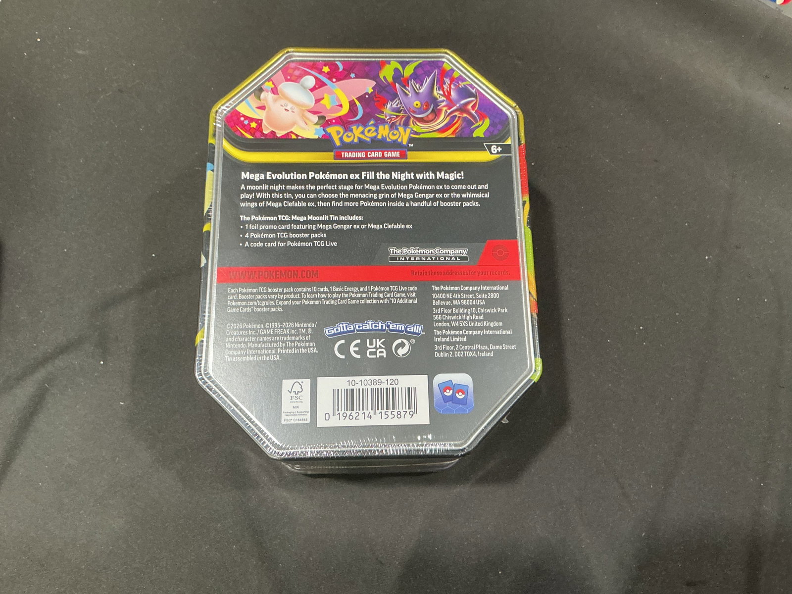 Mega Gengar ex Moonlit Tin - 2