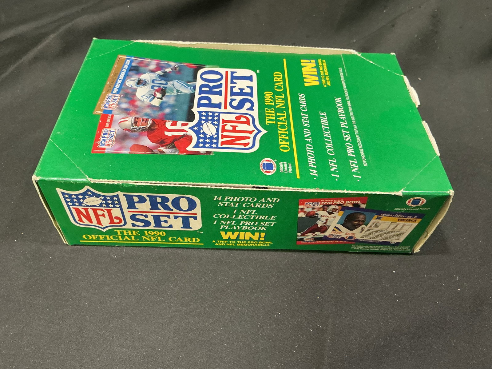 1990 NFL Pro Set Retail Display Box - 4