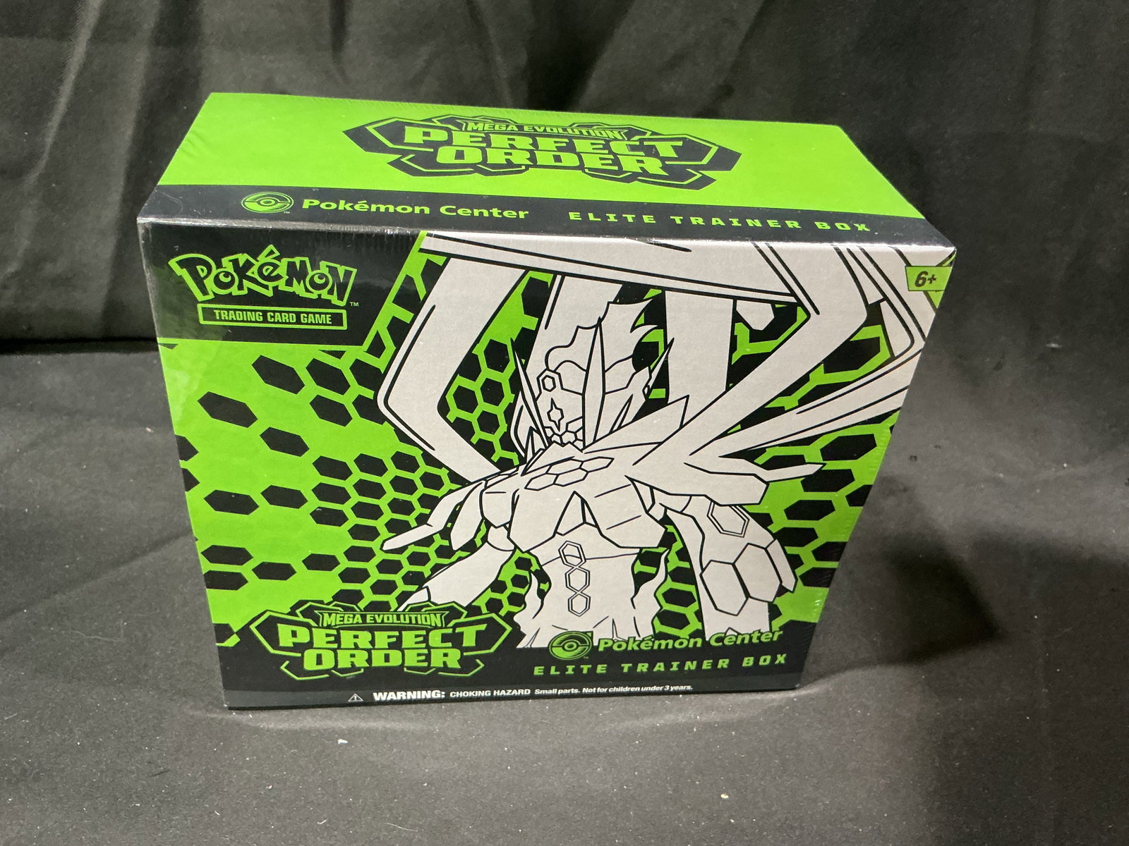 Pokemon Center Perfect Order ETB: Another opportunity in this auction to acquire this factory sealed Pokemon Center-exclusive Mega Evolution Perfect Order Elite Trainer Box. Featuring exclusive Pokemon Center packaging, booster
