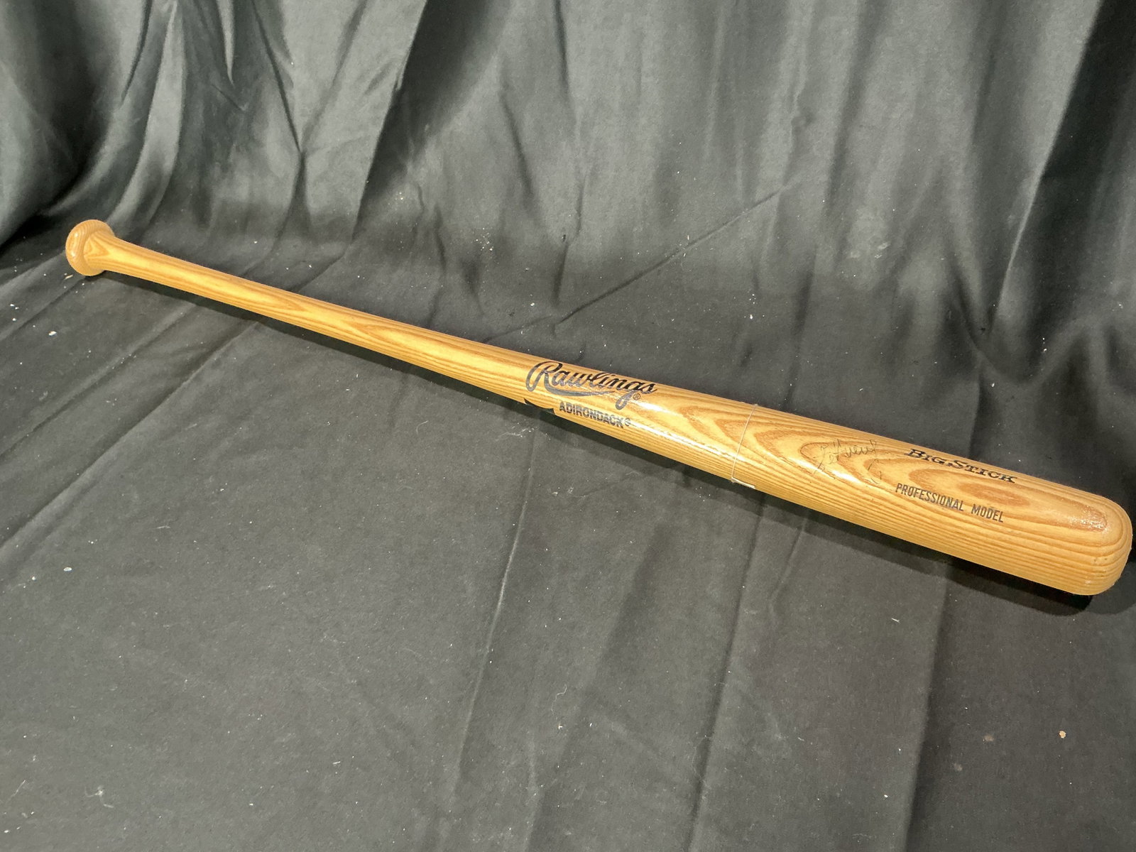 Rawlings Adirondack Big Stick Steve Garvey Signed Bat: Offered once more, this Rawlings Adirondack "Big Stick" professional model wooden bat is signed in blue marker with an autograph that appears to read "Steve Garvey" (unverified). Please review photos