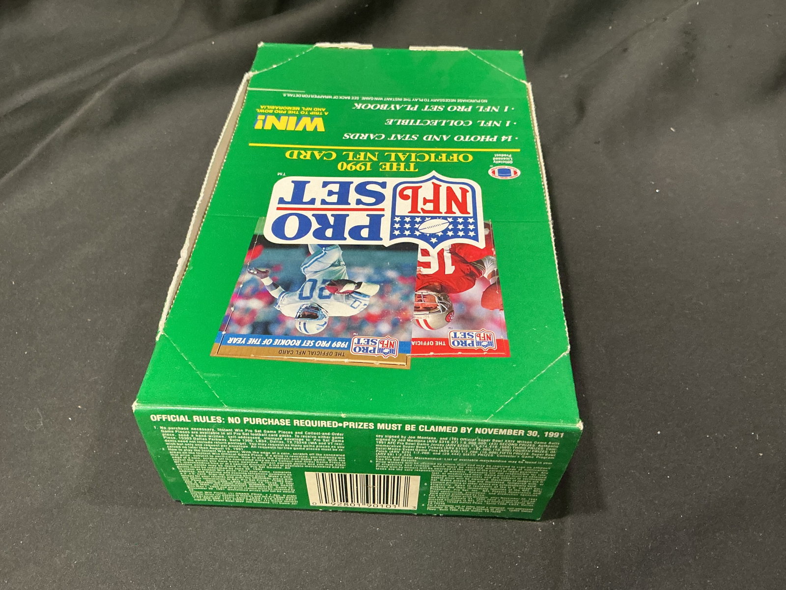 1990 NFL Pro Set Retail Display Box - 3